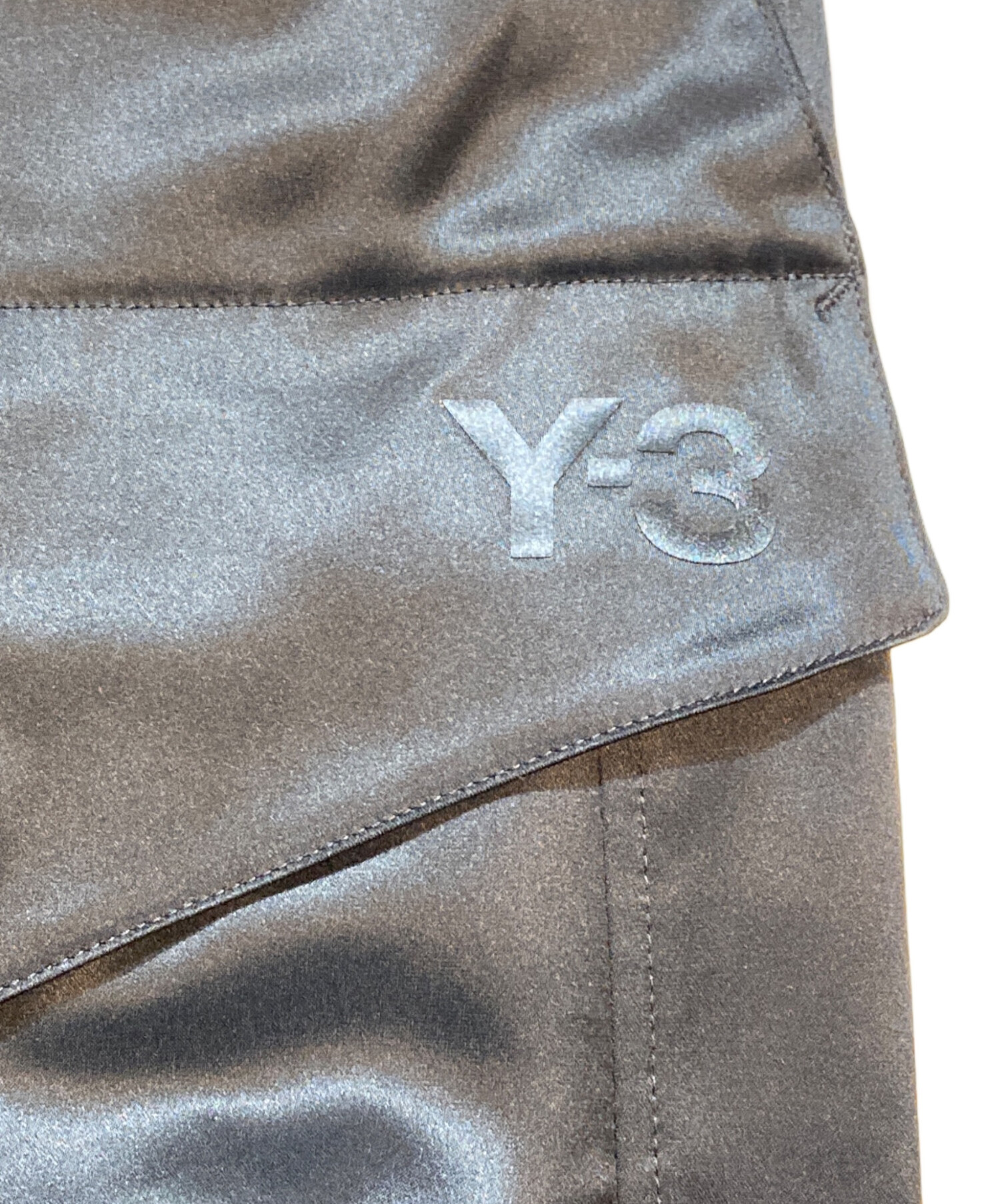Y-3 シルク風　カーゴパンツ 中古・古着通販】Y-3 (ワイスリー) シルク イージー カーゴパンツ
