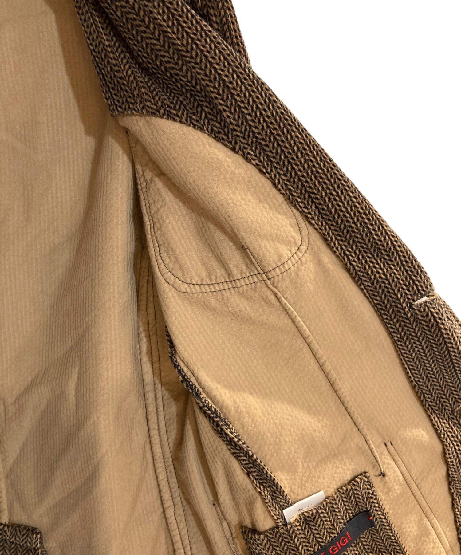 中古・古着通販】THE GIGI (ザ・ジジ) ヘリンボーンテーラード