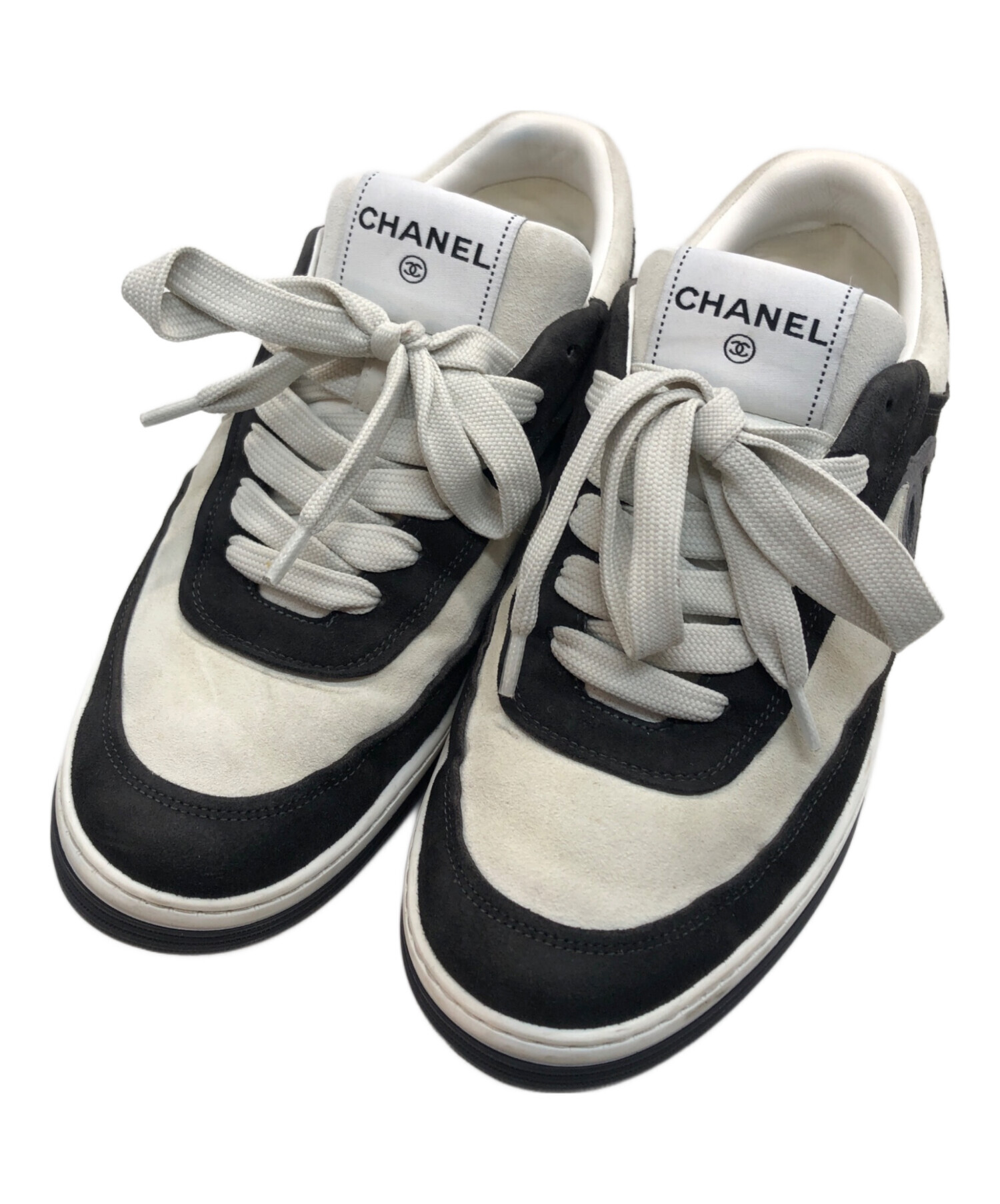 中古・古着通販】CHANEL (シャネル) Coco Mark Embroidery Suede