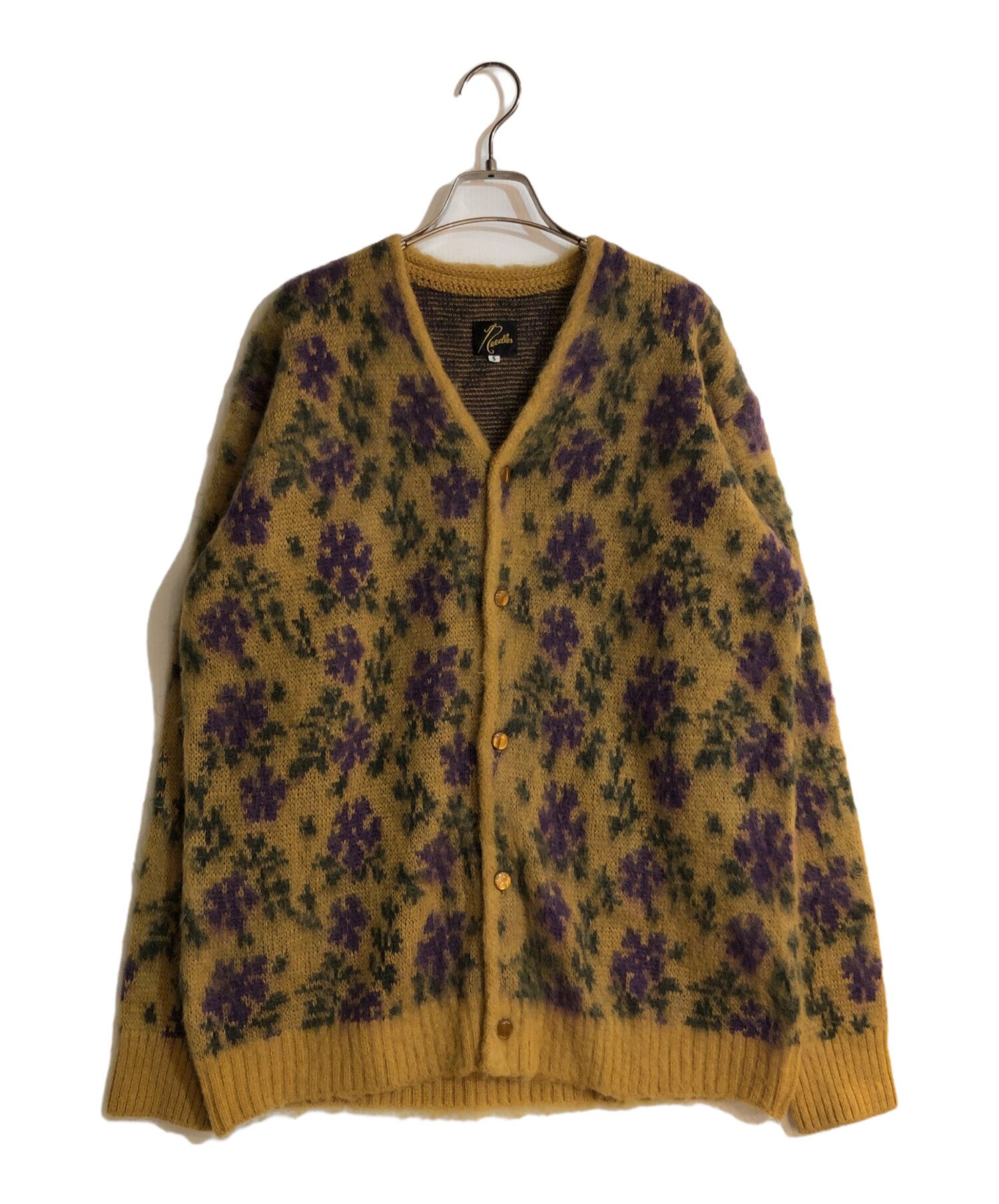 中古・古着通販】Needles (ニードルズ) Mohair Cardigan Flower/モヘア 