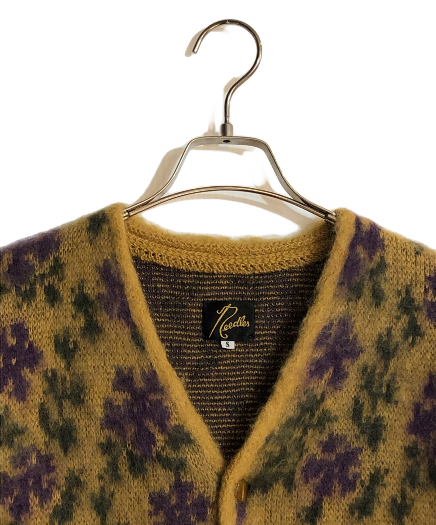 中古・古着通販】Needles (ニードルズ) Mohair Cardigan Flower/モヘア 