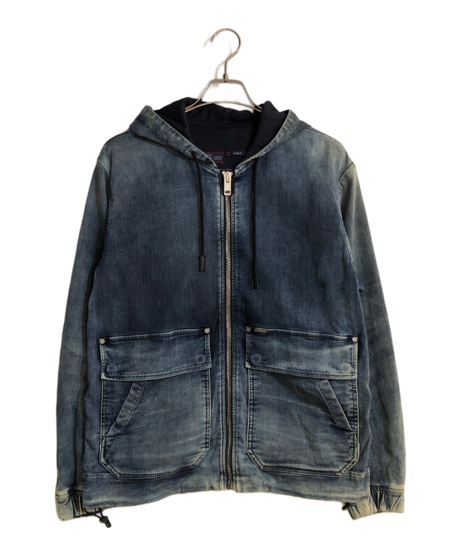 中古・古着通販】DIESEL (ディーゼル) J-DAN-NE ジョグデニムパーカー