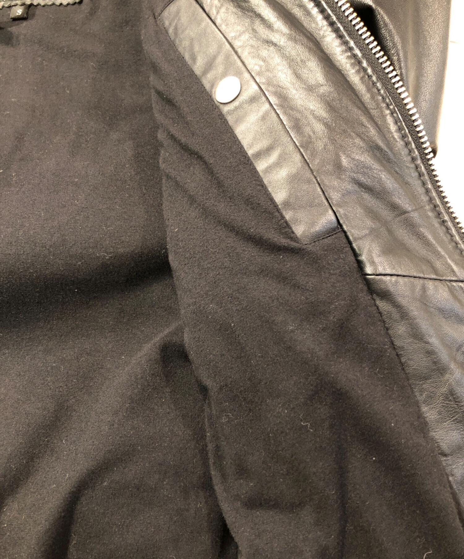 ディーゼル　フードジャケット(ラム革/ブルーカモ) ディーゼル フードジャケット(ラム革/ブルーカモ)