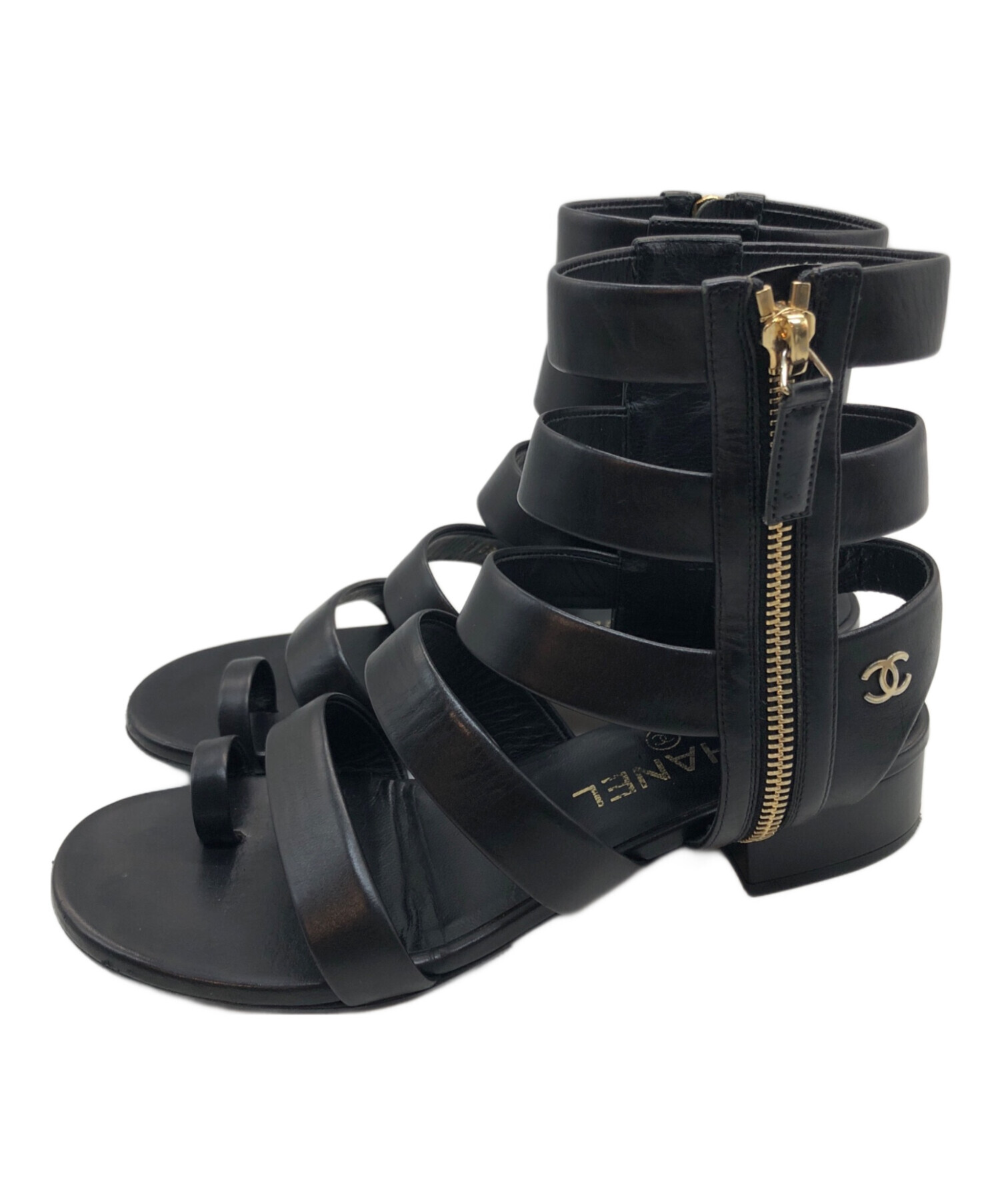 中古・古着通販】CHANEL (シャネル) ココマークグラディエーター 