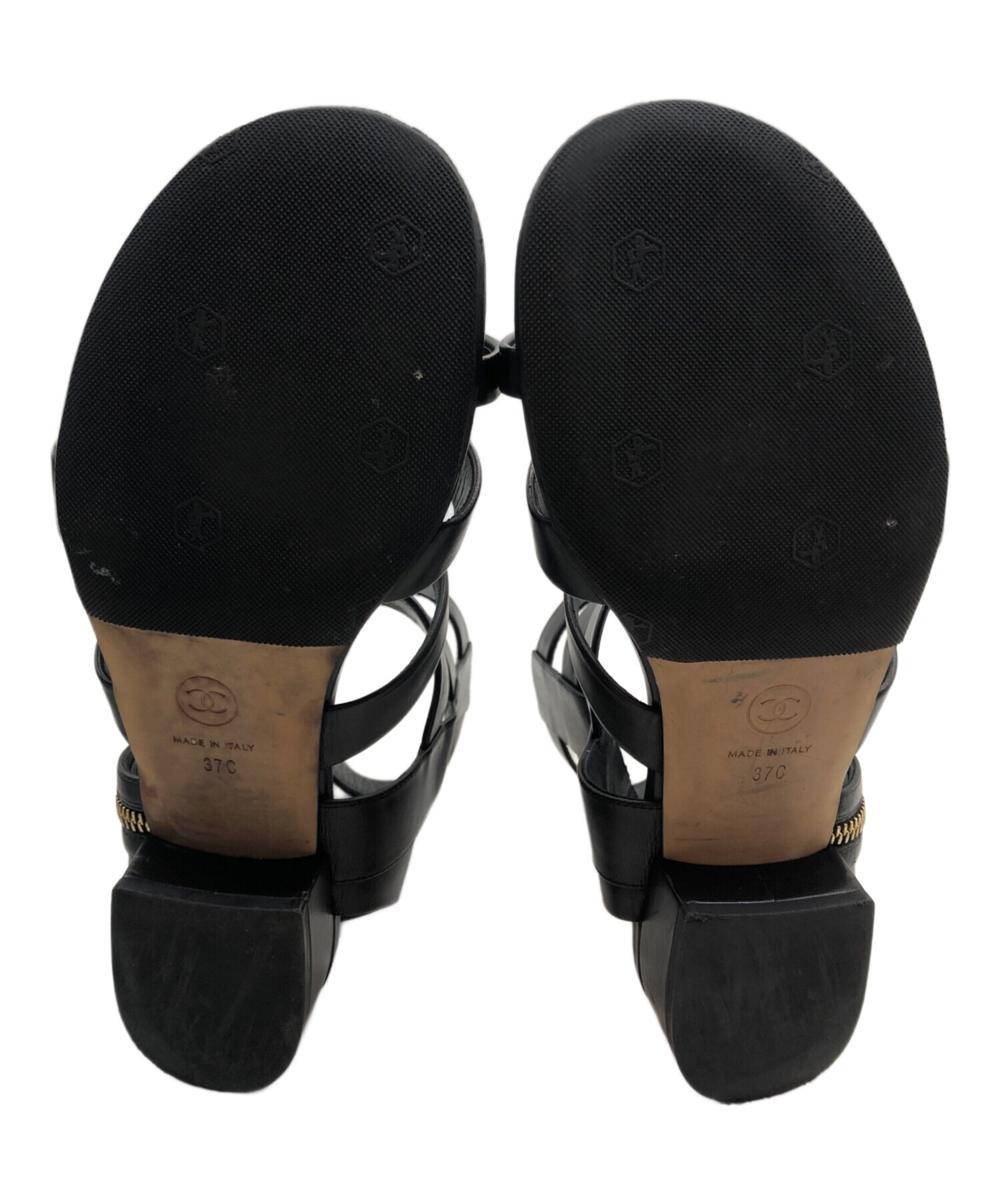 中古・古着通販】CHANEL (シャネル) ココマークグラディエーター 