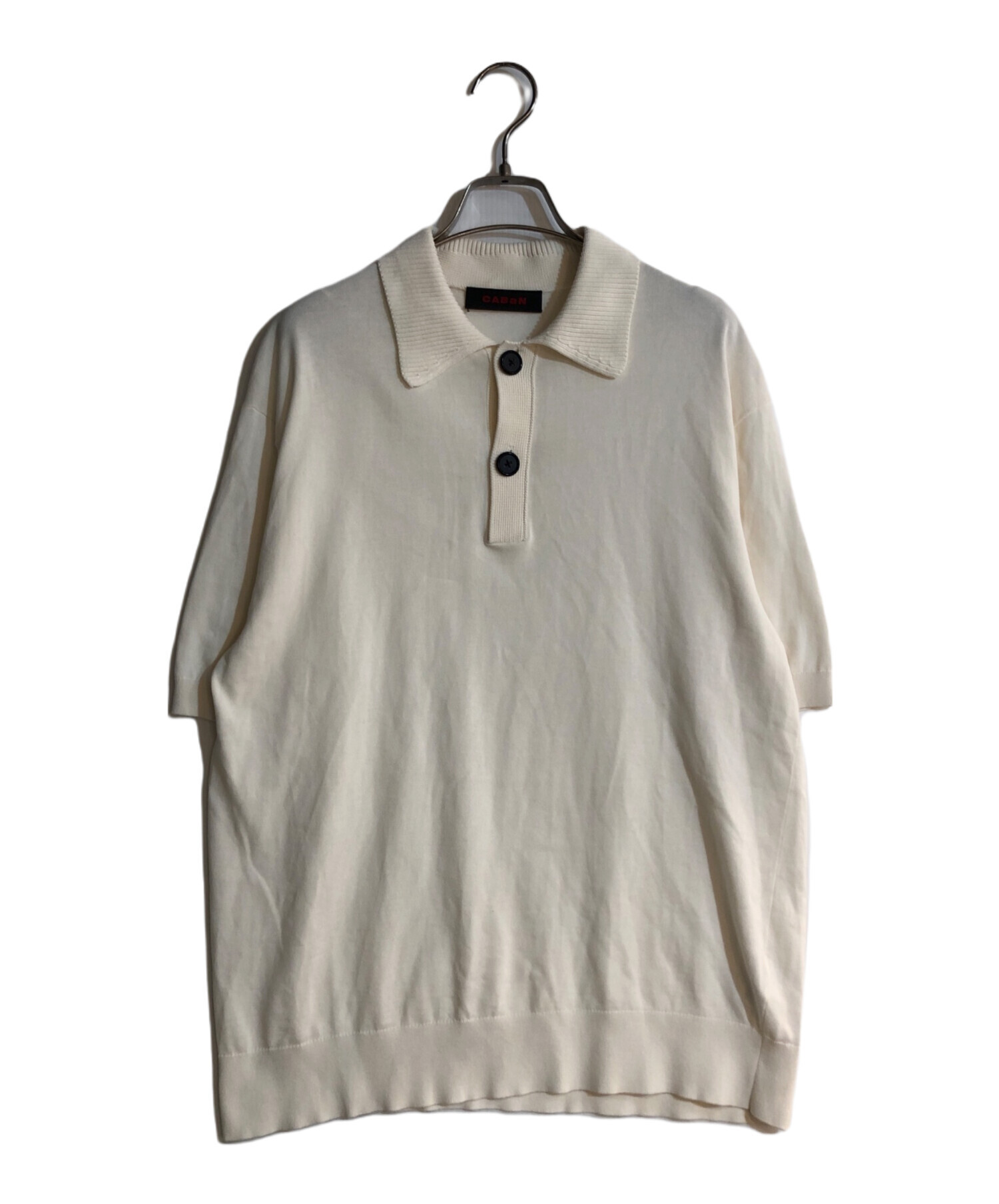 中古・古着通販】CABaN (キャバン) ポロニットプルオーバー 中古・古着通販】CABaN (キャバン) ポロニットプルオーバー