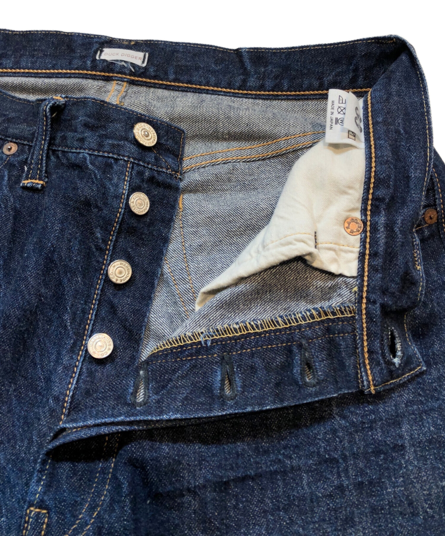 中古・古着通販】WAREHOUSE (ウエアハウス) DUCK DIGGER デニムパンツ