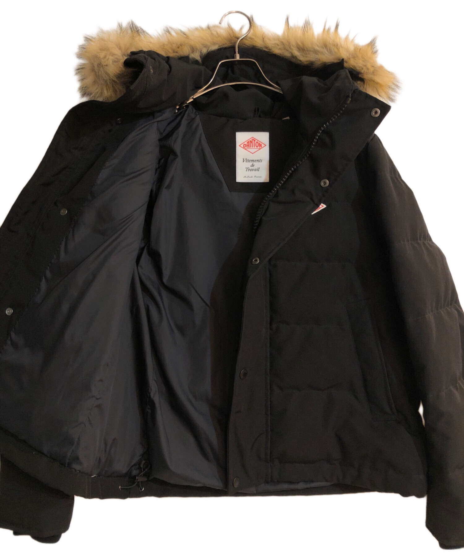 中古・古着通販】DANTON (ダントン) ファー付 ショート丈ダウン