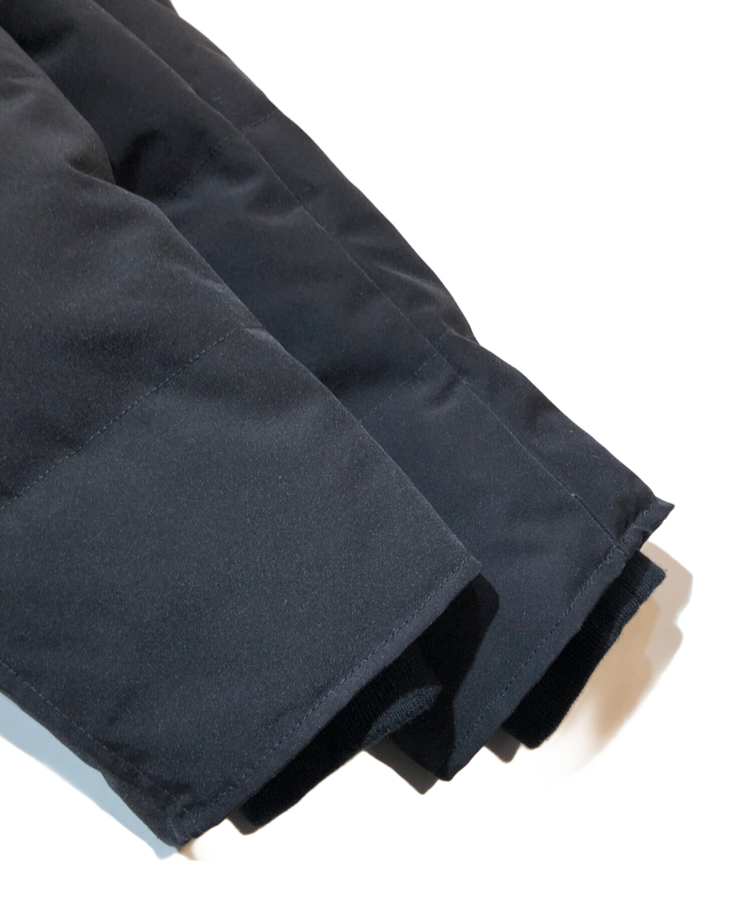 ダントンDANTON ファー付きショート丈ダウンジャケットM ブラック 