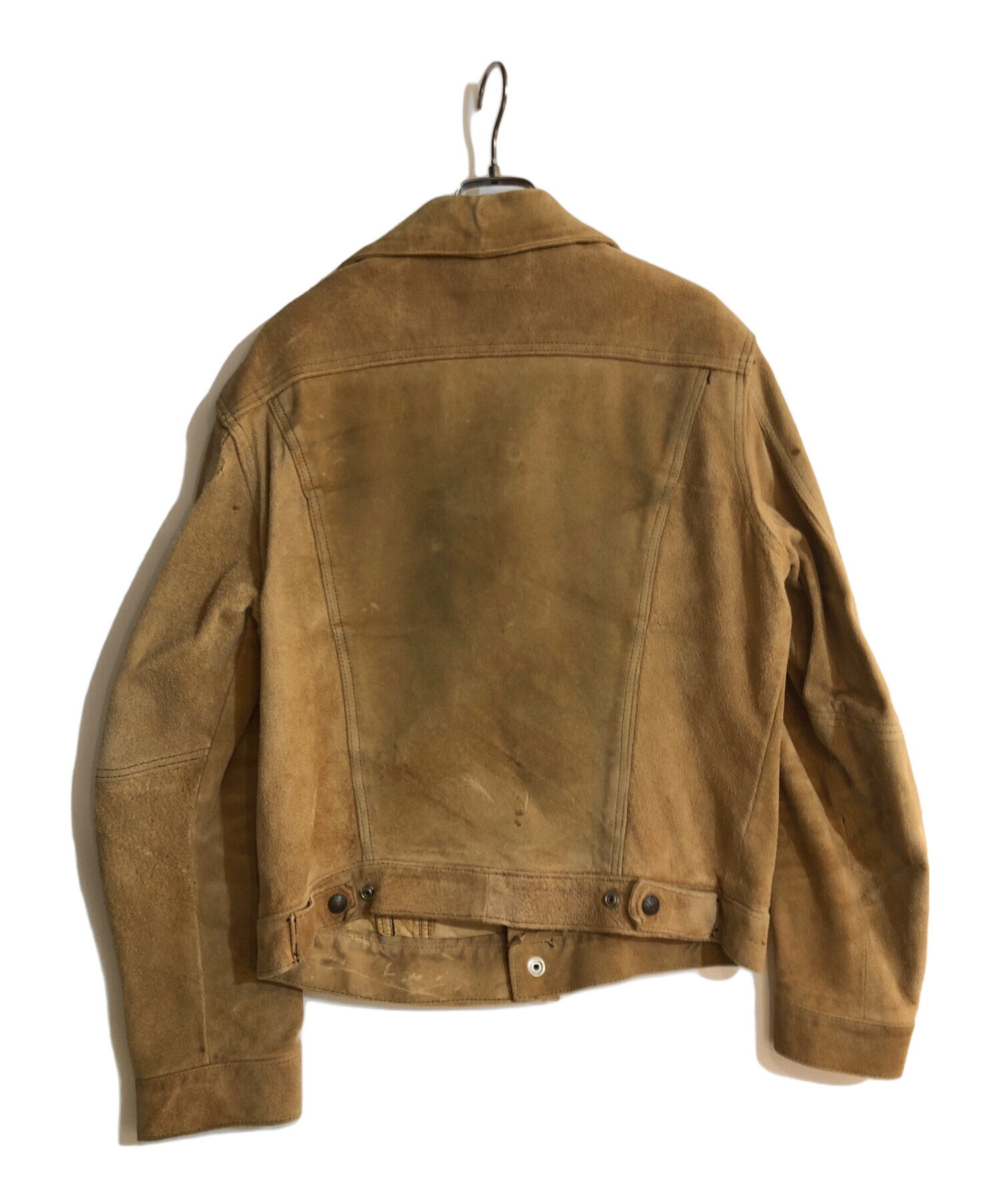 60s Levi's スウェード レザー トラッカージャケット ビンテージ 中古・古着通販】LEVI'S (リーバイス) 3rd TYPE スウェードレザー