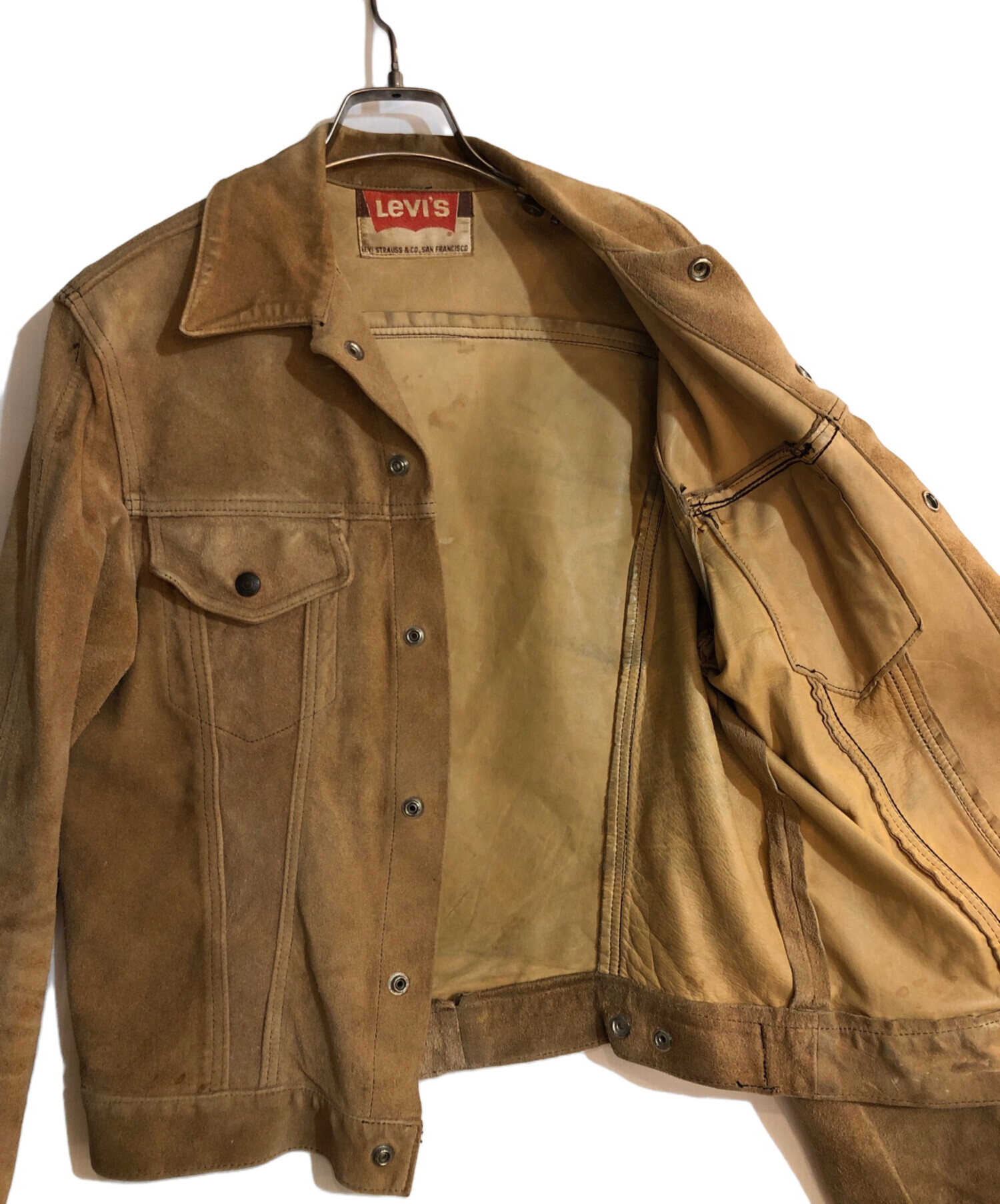 中古・古着通販】LEVI'S (リーバイス) 3rd TYPE スウェードレザー