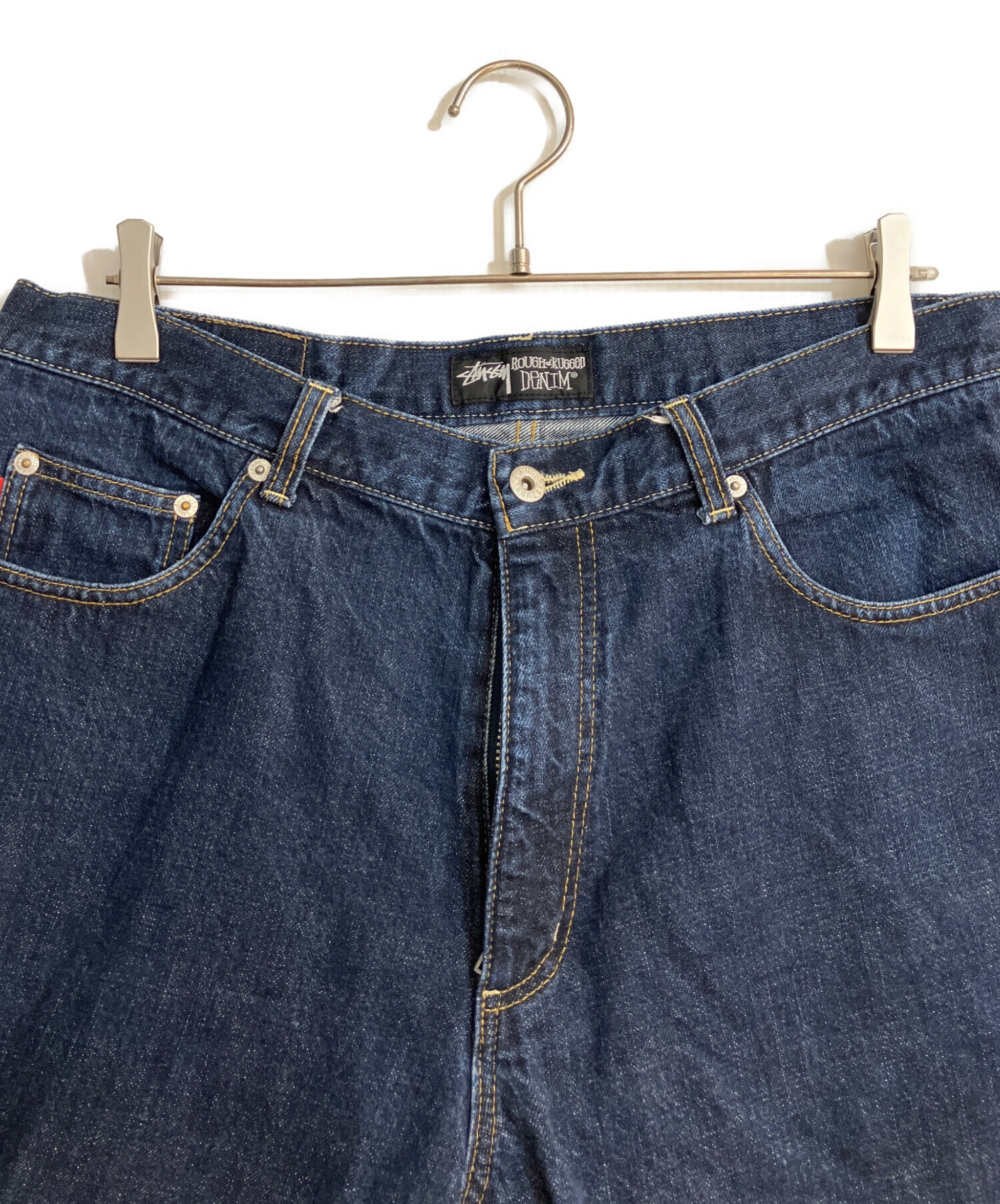 中古・古着通販】stussy (ステューシー) デニムハーフパンツ