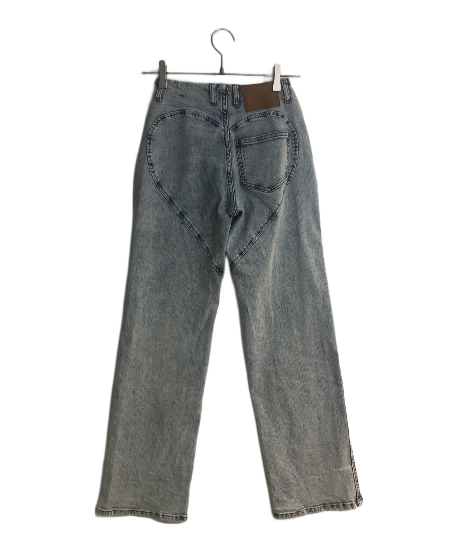中古・古着通販】ANDMARY (アンドマリー) heart hip denim/ハート