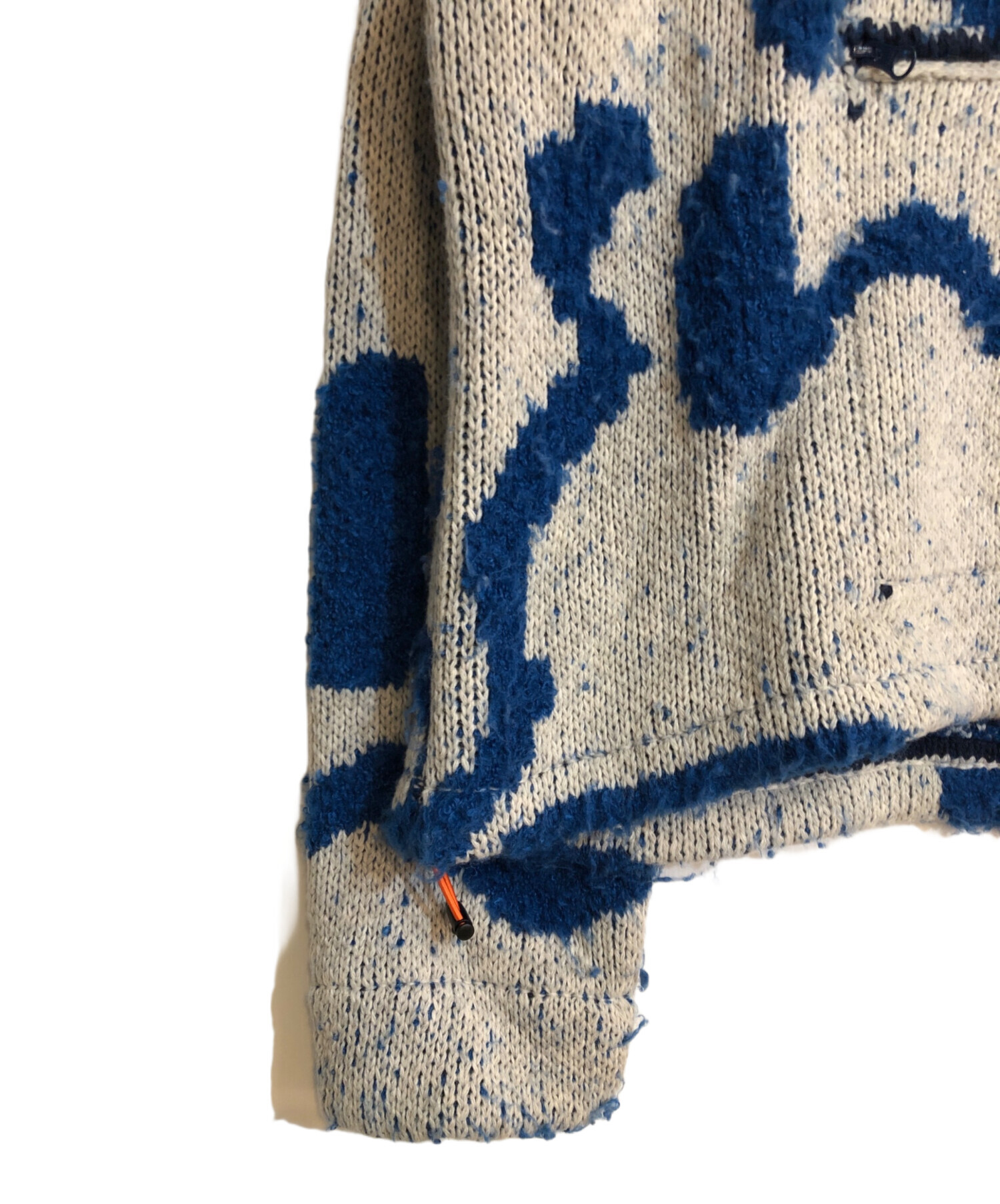 中古・古着通販】pamm (パム) thanks sea knit anorak parka ホワイト 