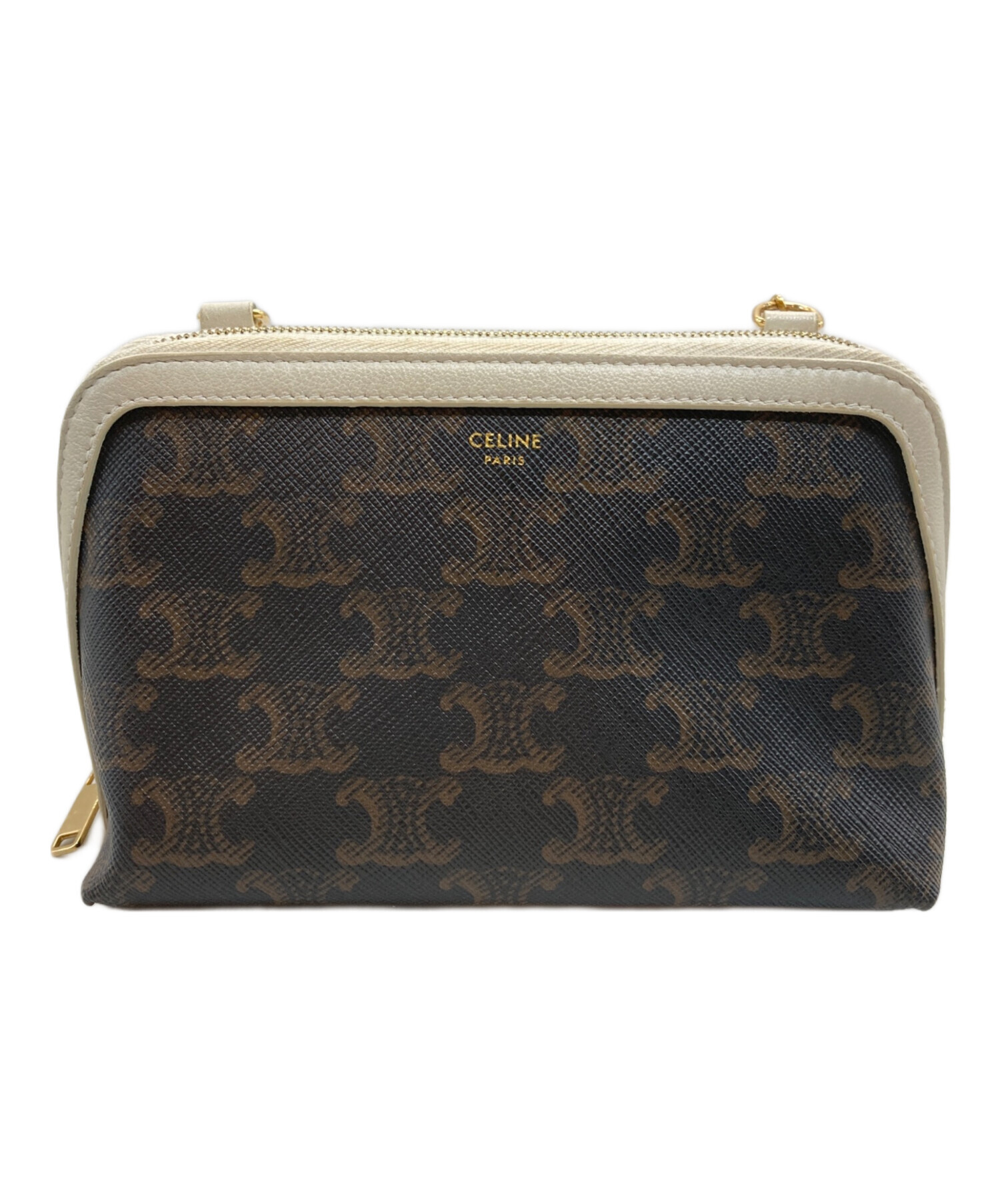 中古・古着通販】CELINE (セリーヌ) トリオンフPVCチェーンショルダー 