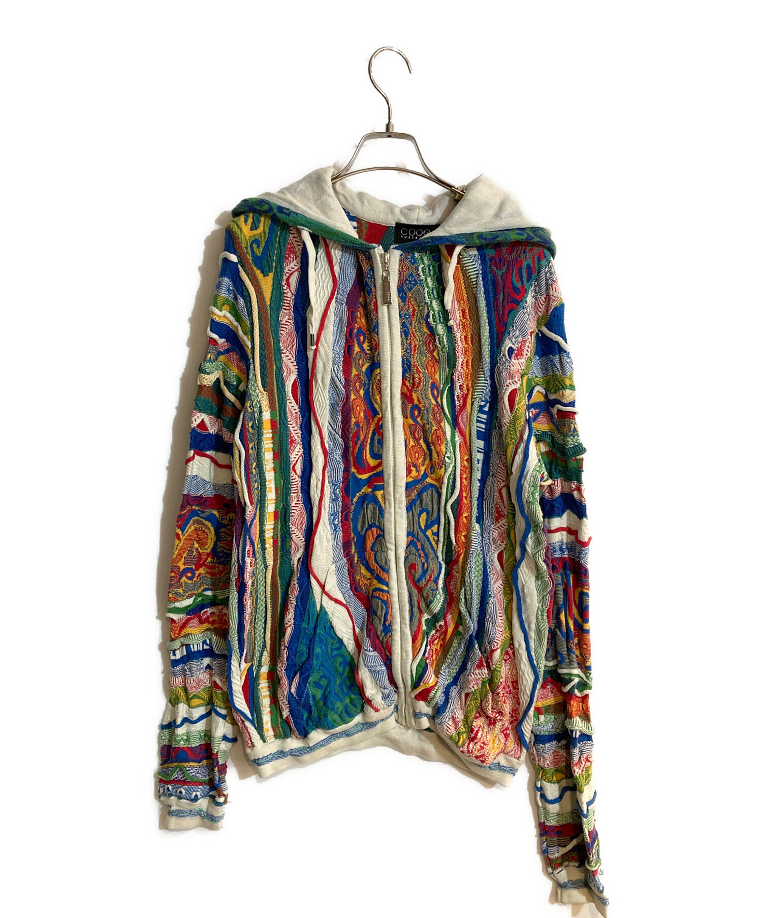 中古・古着通販】COOGI (クージー) コラージュニットジップパーカー 