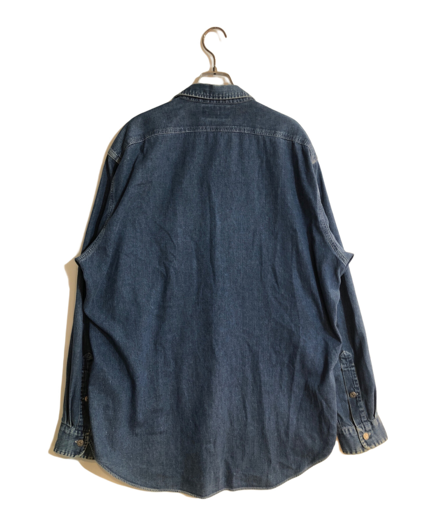 中古・古着通販】RRL (ダブルアールエル) 3つ星タグデニムシャツ