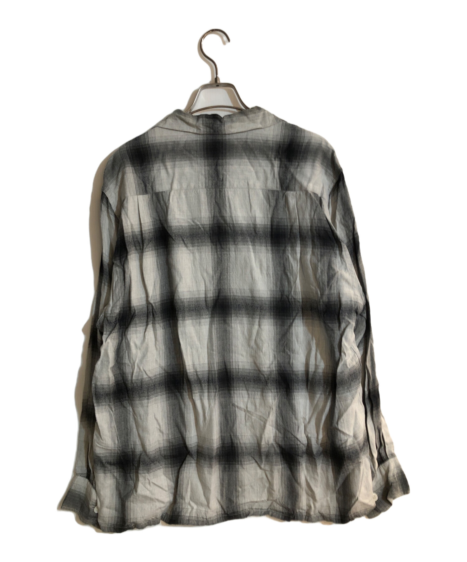 中古・古着通販】WACKO MARIA (ワコマリア) OMBRE CHECK OPEN COLLAR