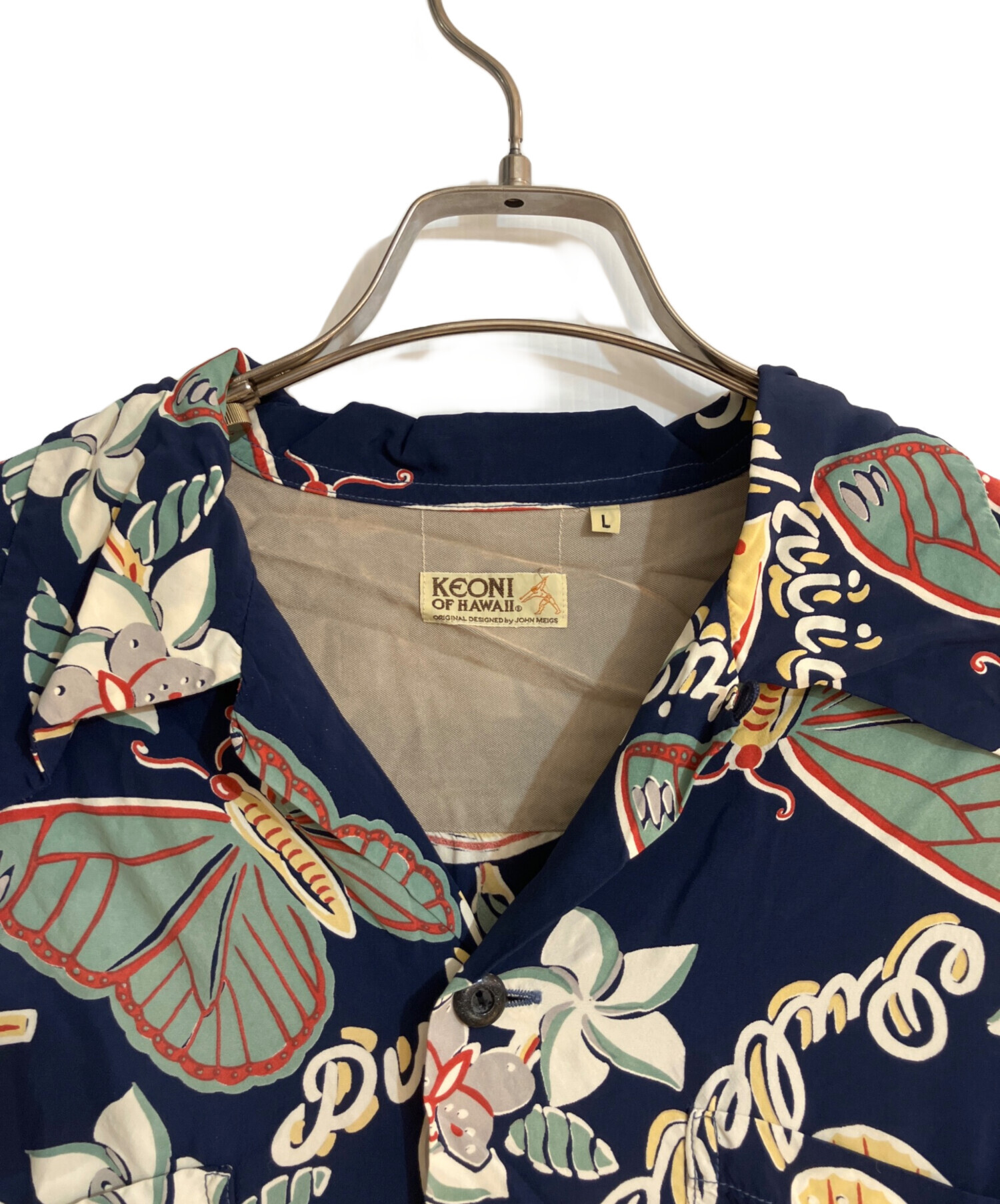 SUN SURF アロハシャツ　ビンテージ　東洋 ネイビー 中古・古着通販】Sun Surf (サンサーフ) KEONI OF HAWAII実名復刻