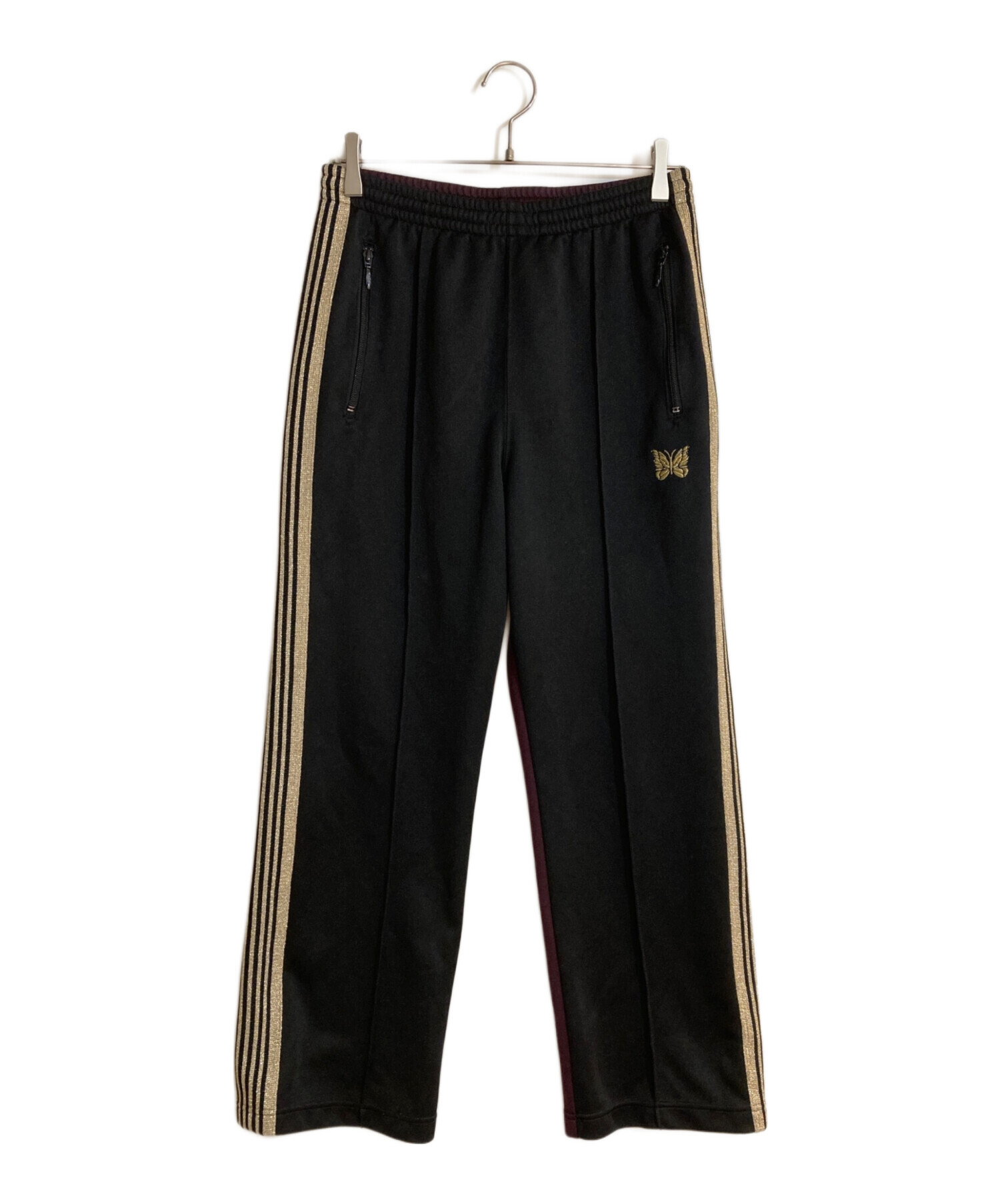 needlesトラックパンツ　Lサイズ　黒×金 中古・古着通販】Needles (ニードルズ) トラックパンツ パープル