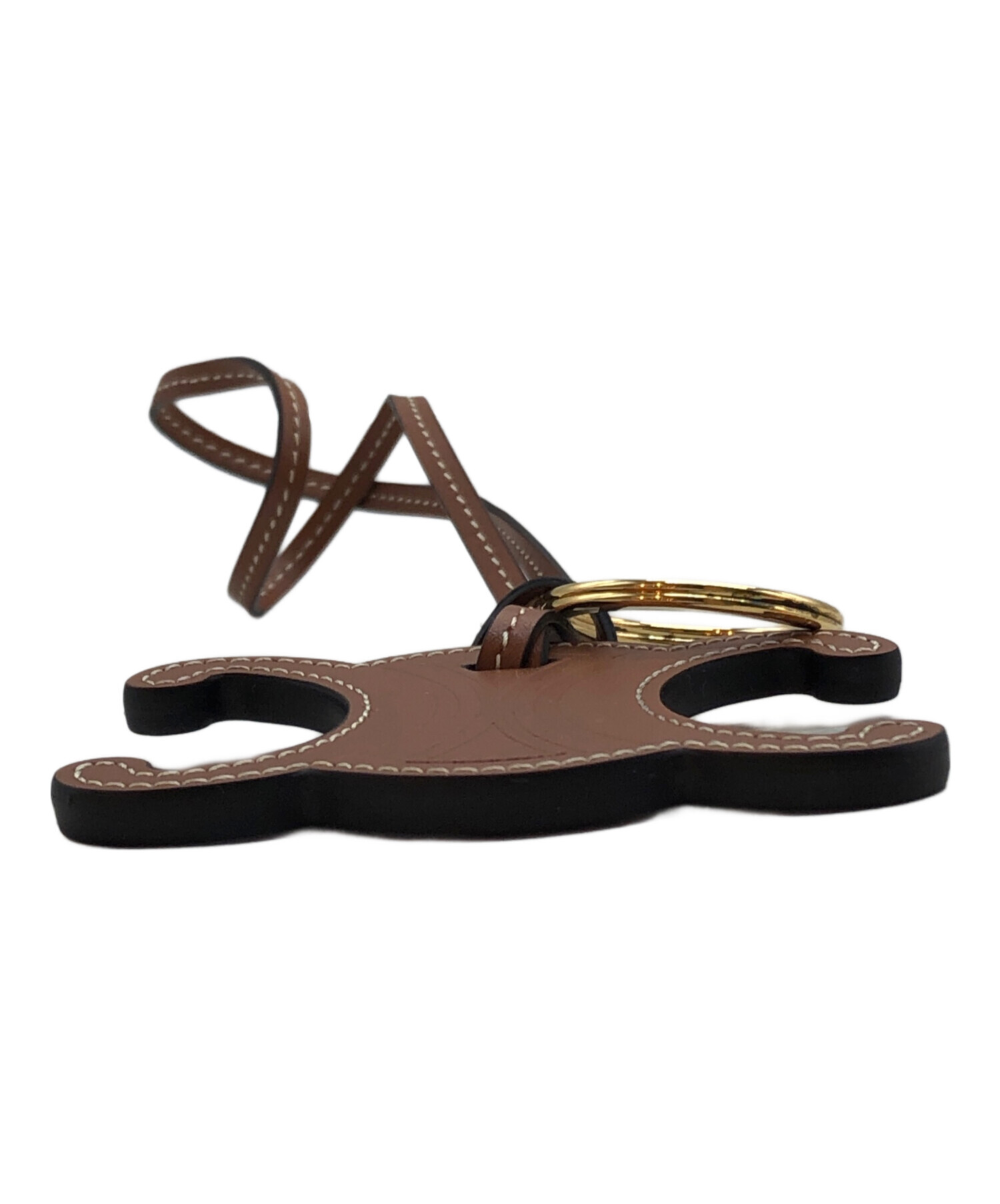 thvCELINE トリオンフチャーム スムースカーフスキン チャーム 中古・古着通販】CELINE (セリーヌ) トリオンフチャーム カーフスキン