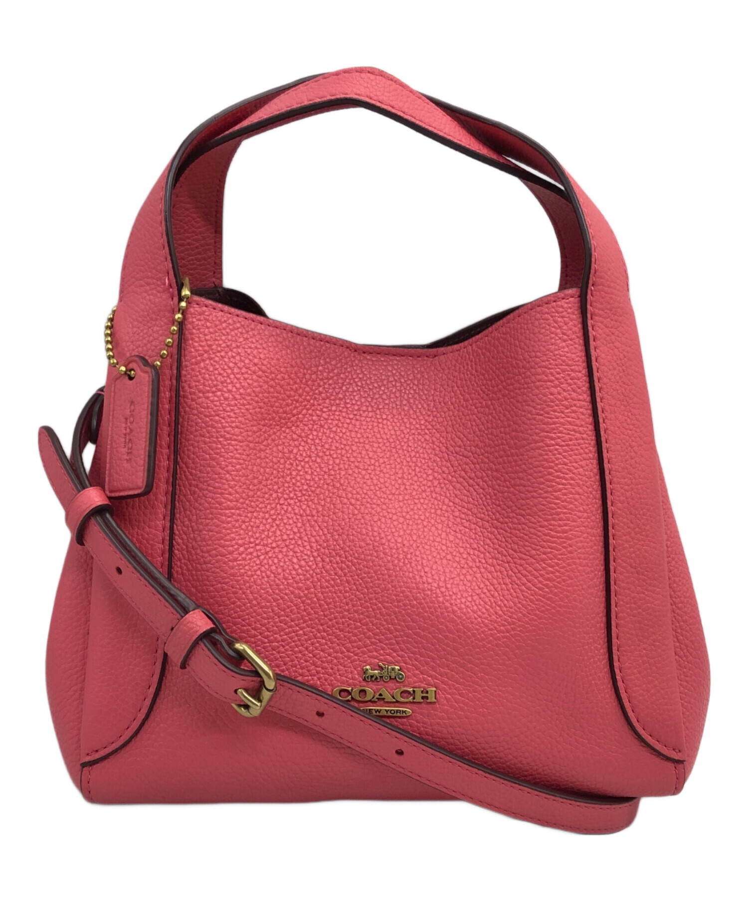 中古・古着通販】COACH (コーチ) ハドリー ホーボー 21 ピンク 
