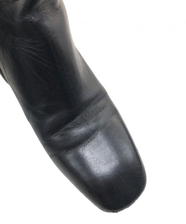 中古・古着通販】CELINE (セリーヌ) メタルヒールブーツ ブラック