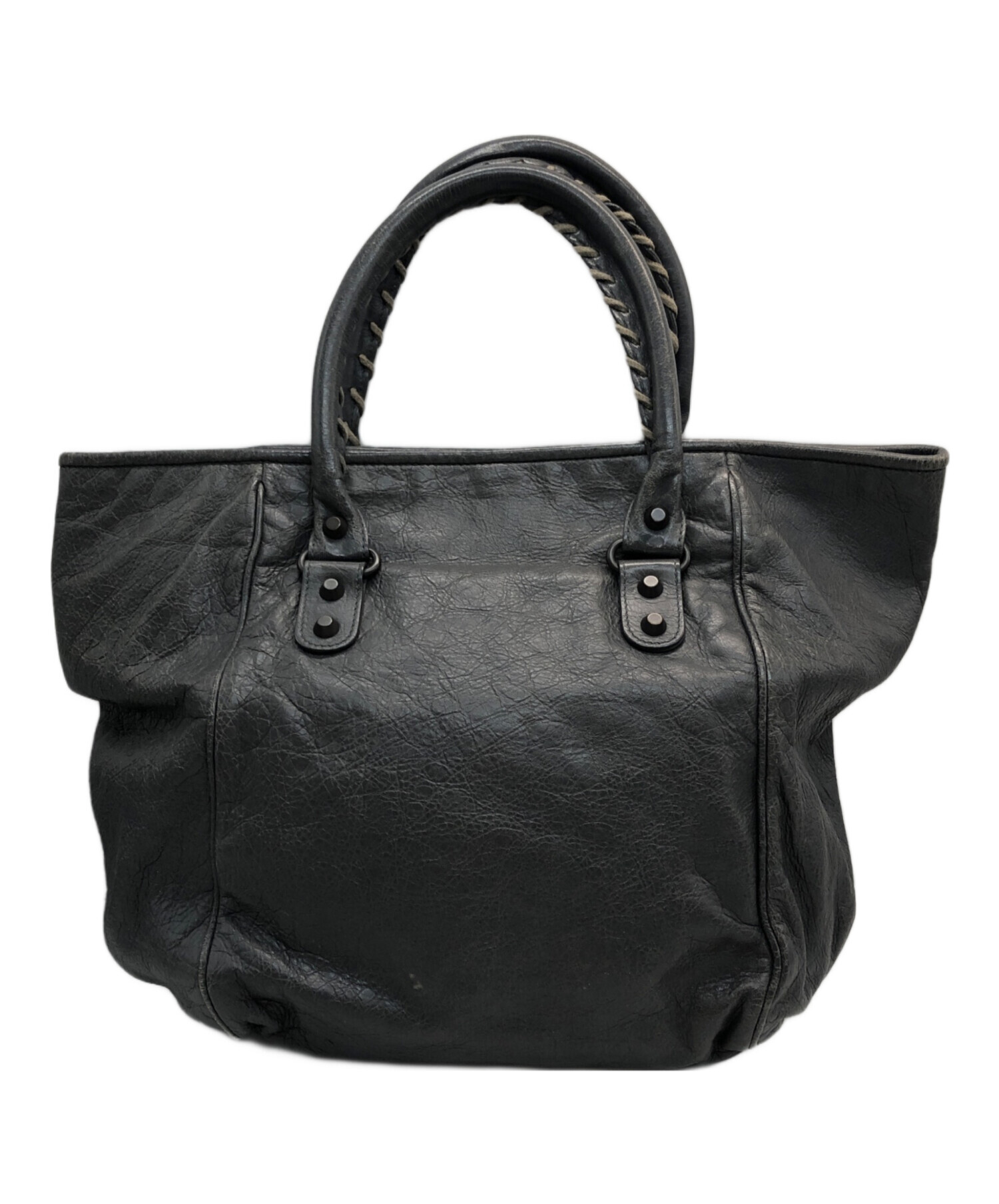 BALENCIAGA ザ・サンデー レザートートバッグ バレンシアガ 中古・古着通販】BALENCIAGA (バレンシアガ) ザ サンデーレザートート