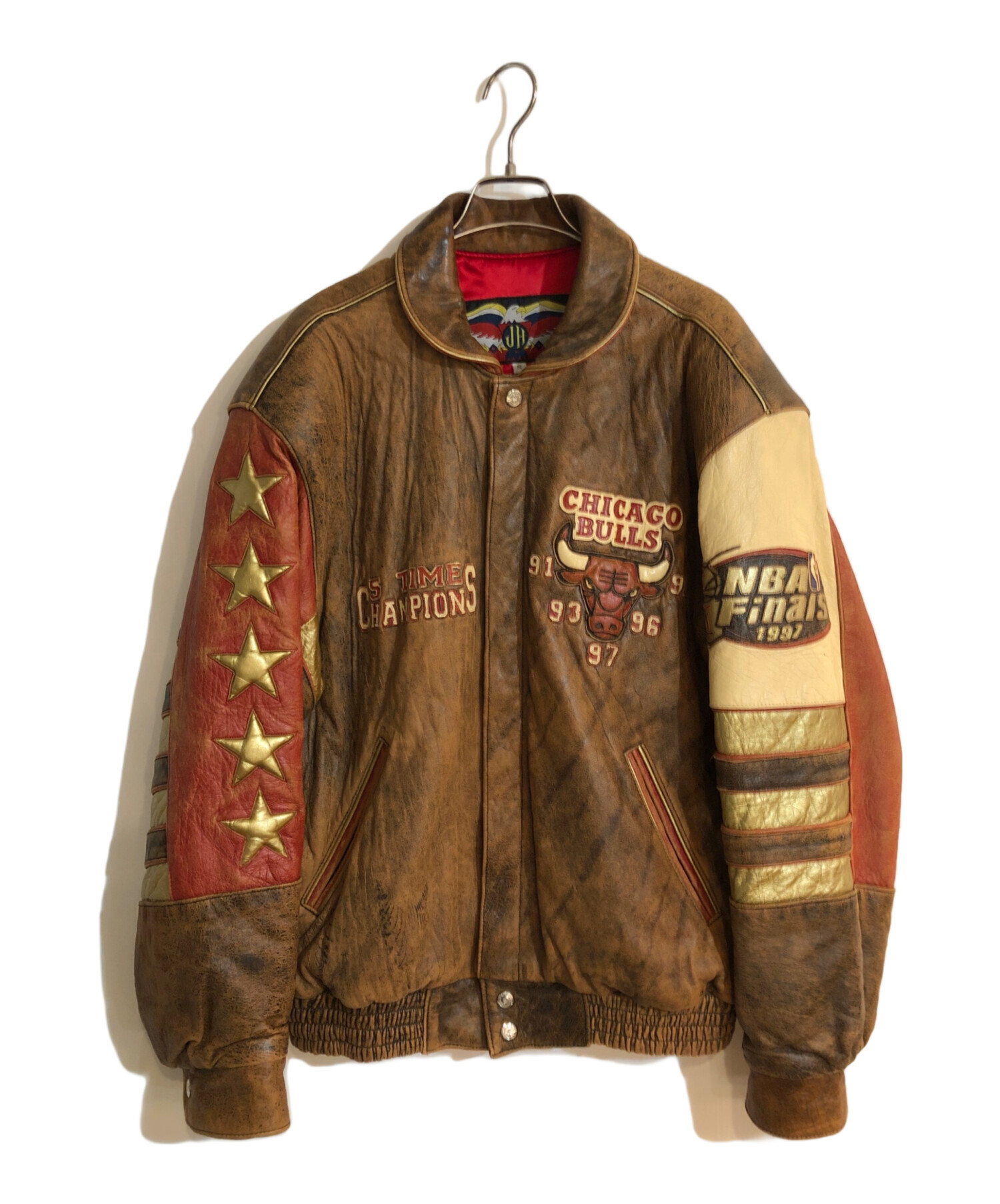 Jeff Hamilton NBAレザーボンバージャケット 激レア Jeff Hamilton NBA