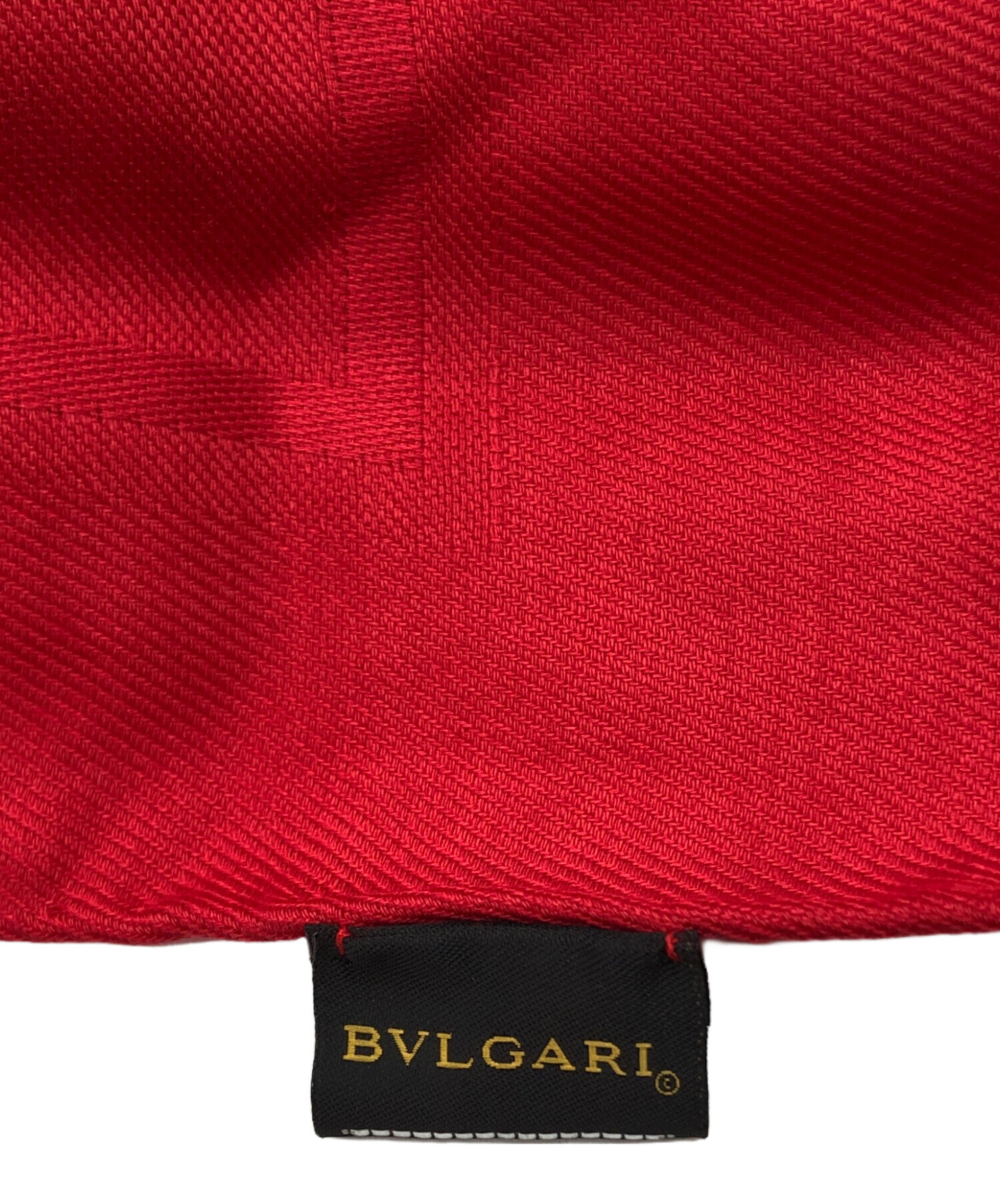 中古・古着通販】BVLGARI (ブルガリ) ウール混シルクロゴストール