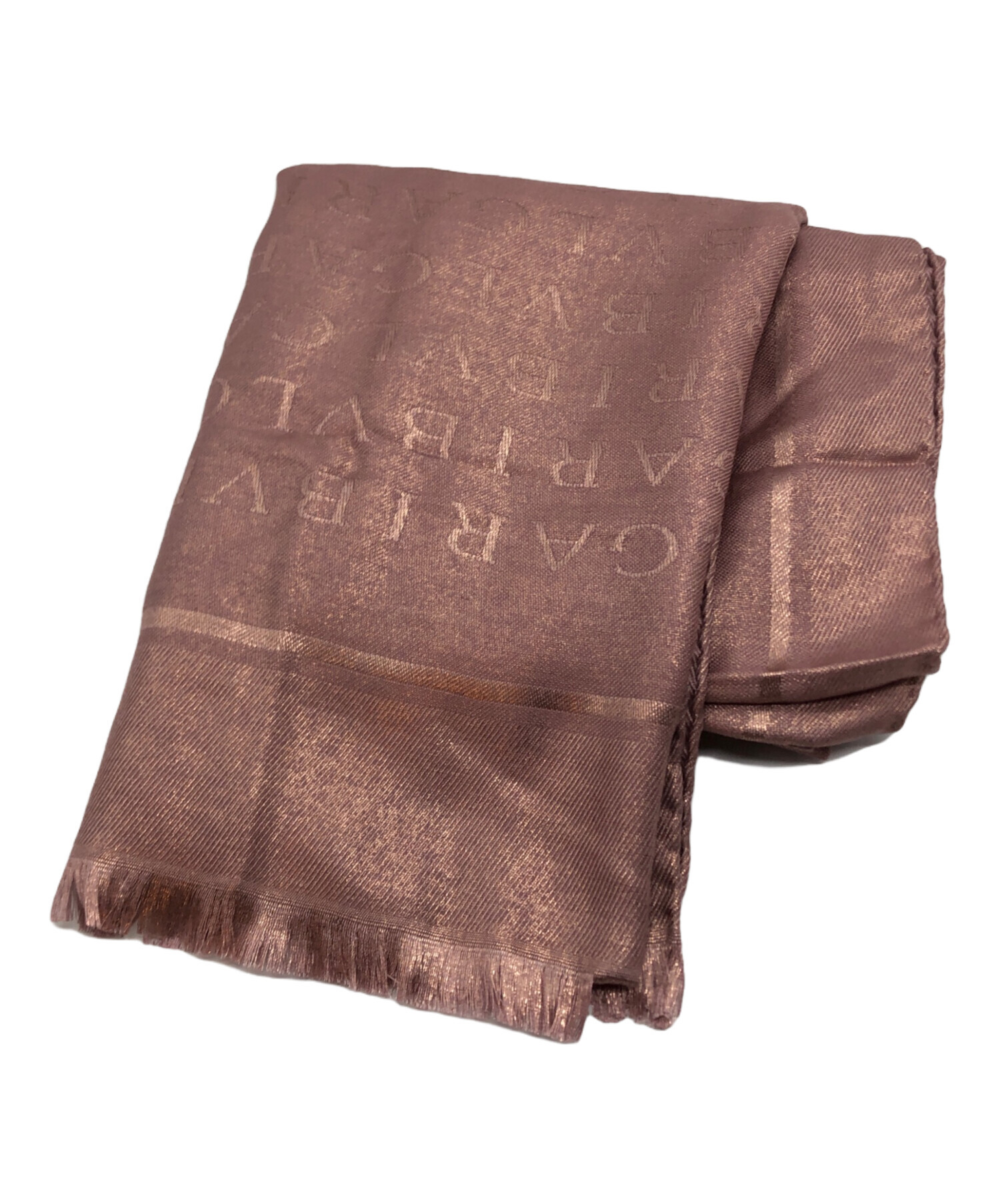 中古・古着通販】BVLGARI (ブルガリ) ウール混シルクロゴストール