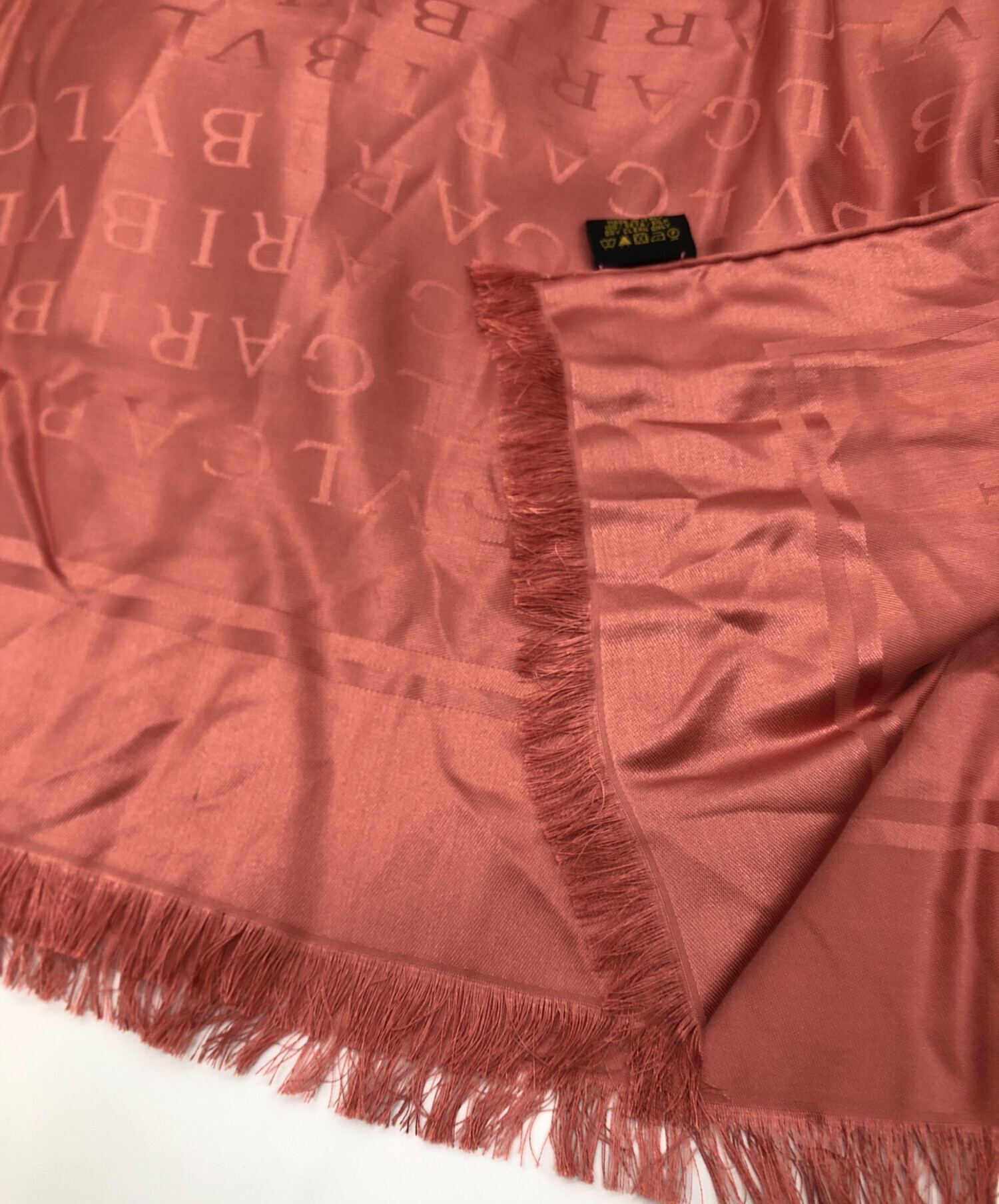 中古・古着通販】BVLGARI (ブルガリ) ロゴマニアシルクジャガード大判