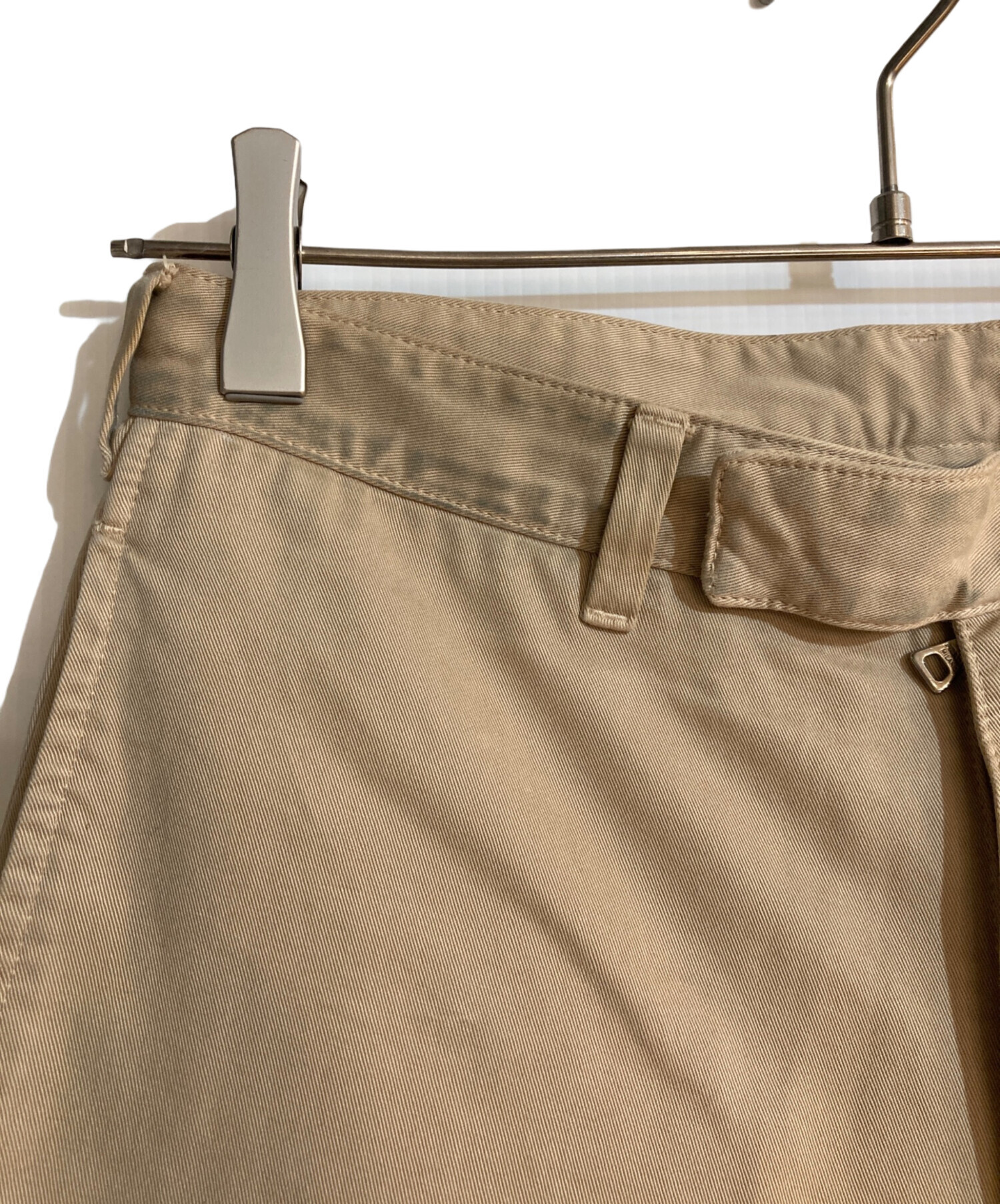 中古・古着通販】PRADA (プラダ) ダブルニーパンツ ベージュ サイズ:44