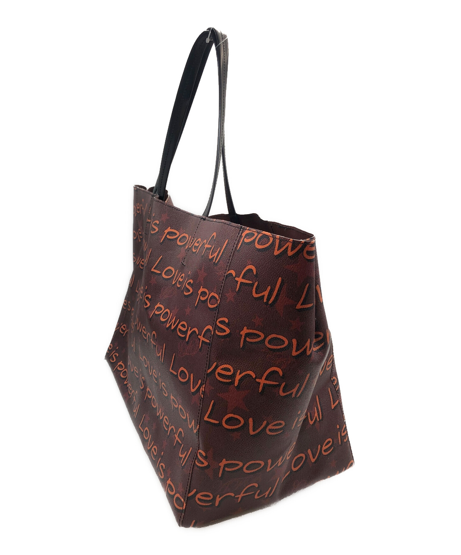 中古・古着通販】AFB (エーエフビー) LOVE IS POWERFUL TOTE BAG/ラブ 