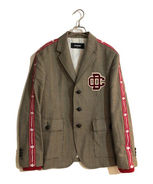 中古・古着通販】DSQUARED2 (ディースクエアード) 千鳥格子テーラード