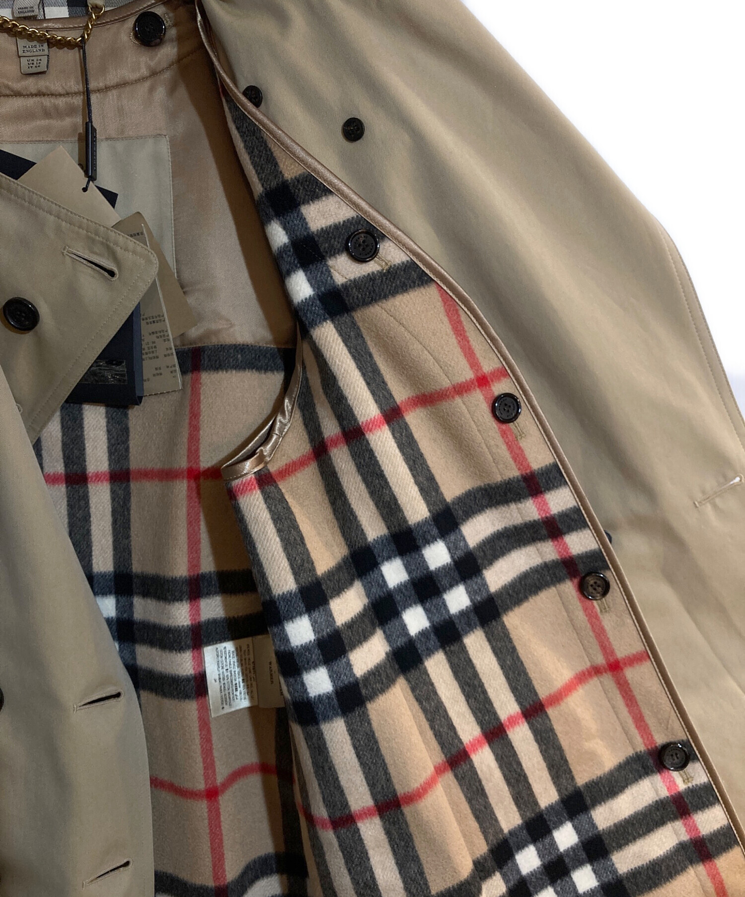 近年モデル 英国製 BURBERRY THE SANDRINGHAM LONG 中古・古着通販】BURBERRY LONDON (バーバリーロンドン) The