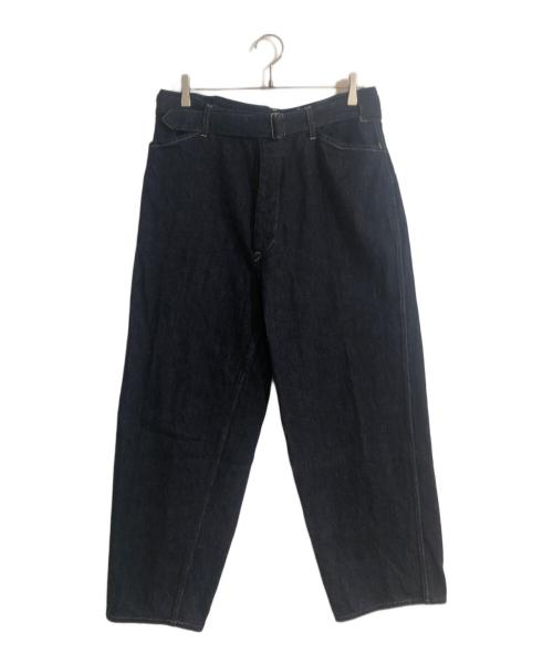 中古・古着通販】COMOLI (コモリ) デニム ベルテッドパンツ インディゴ