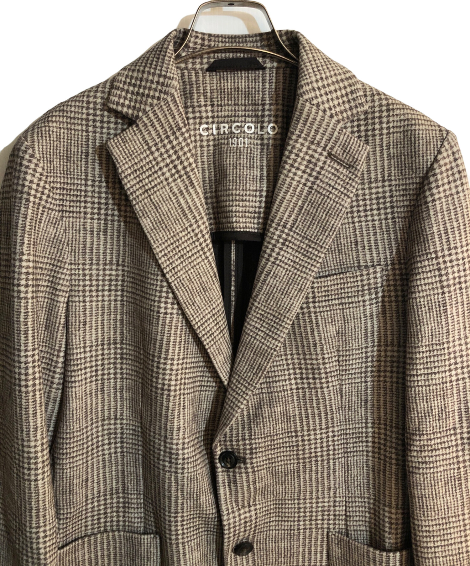 中古・古着通販】Circolo 1901 (チルコロ1901) チェックテーラード 
