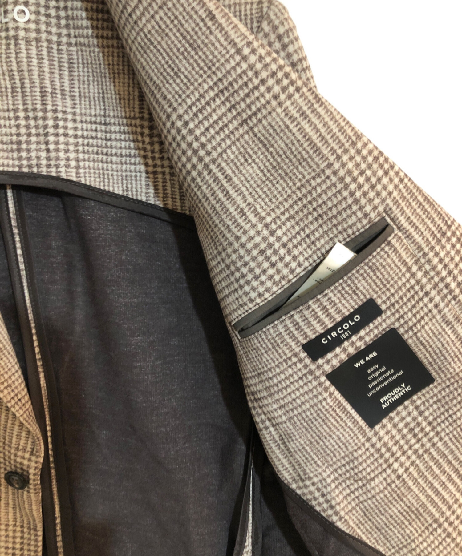 中古・古着通販】Circolo 1901 (チルコロ1901) チェックテーラード 