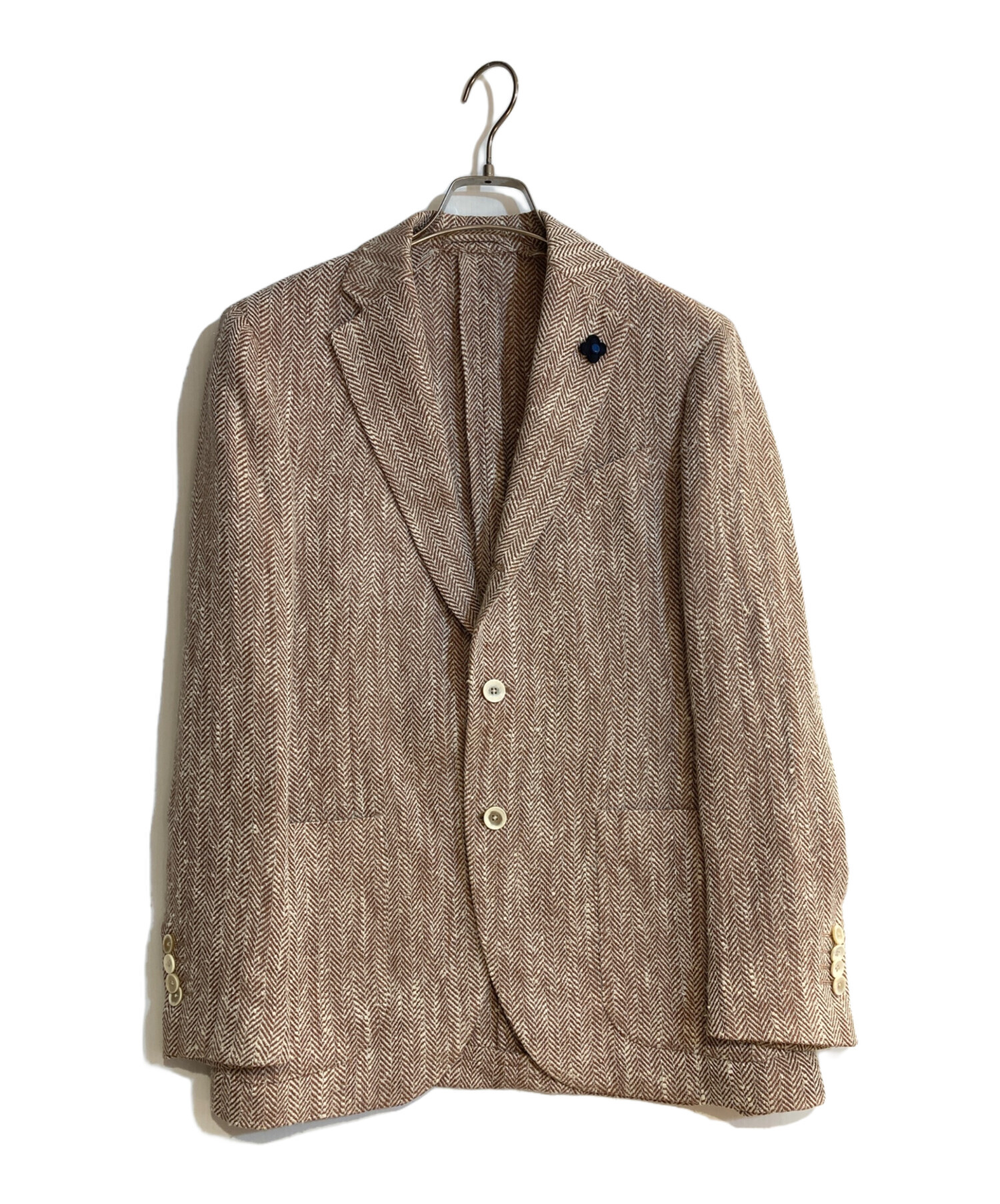中古・古着通販】LARDINI (ラルディーニ) シルクネップヘリンボーン