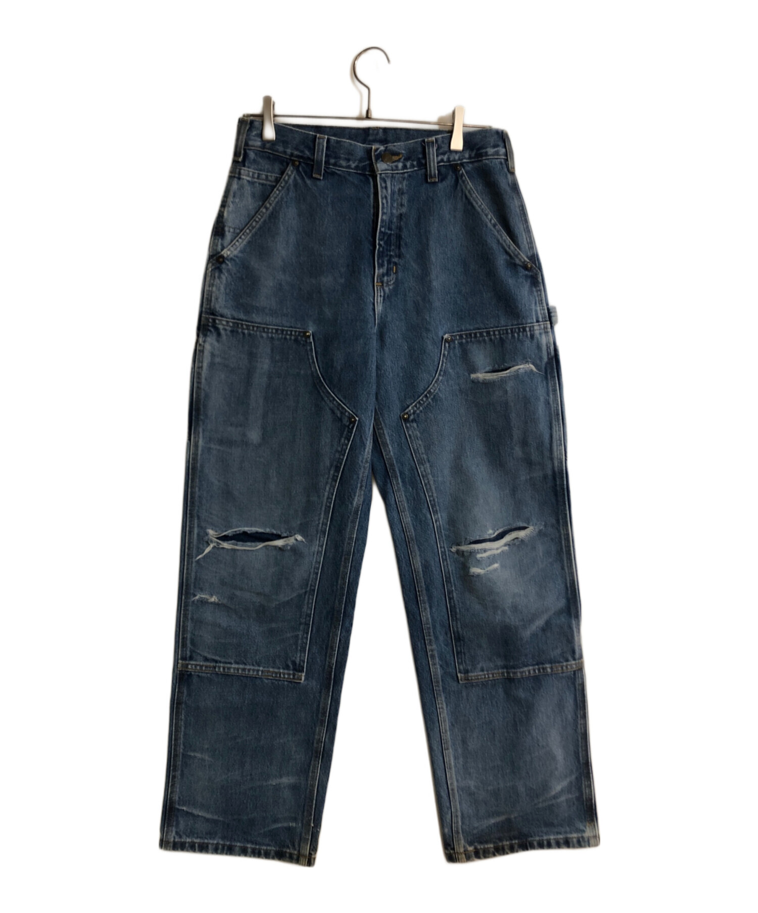 中古・古着通販】CarHartt (カーハート) ダブルニーペインターデニム