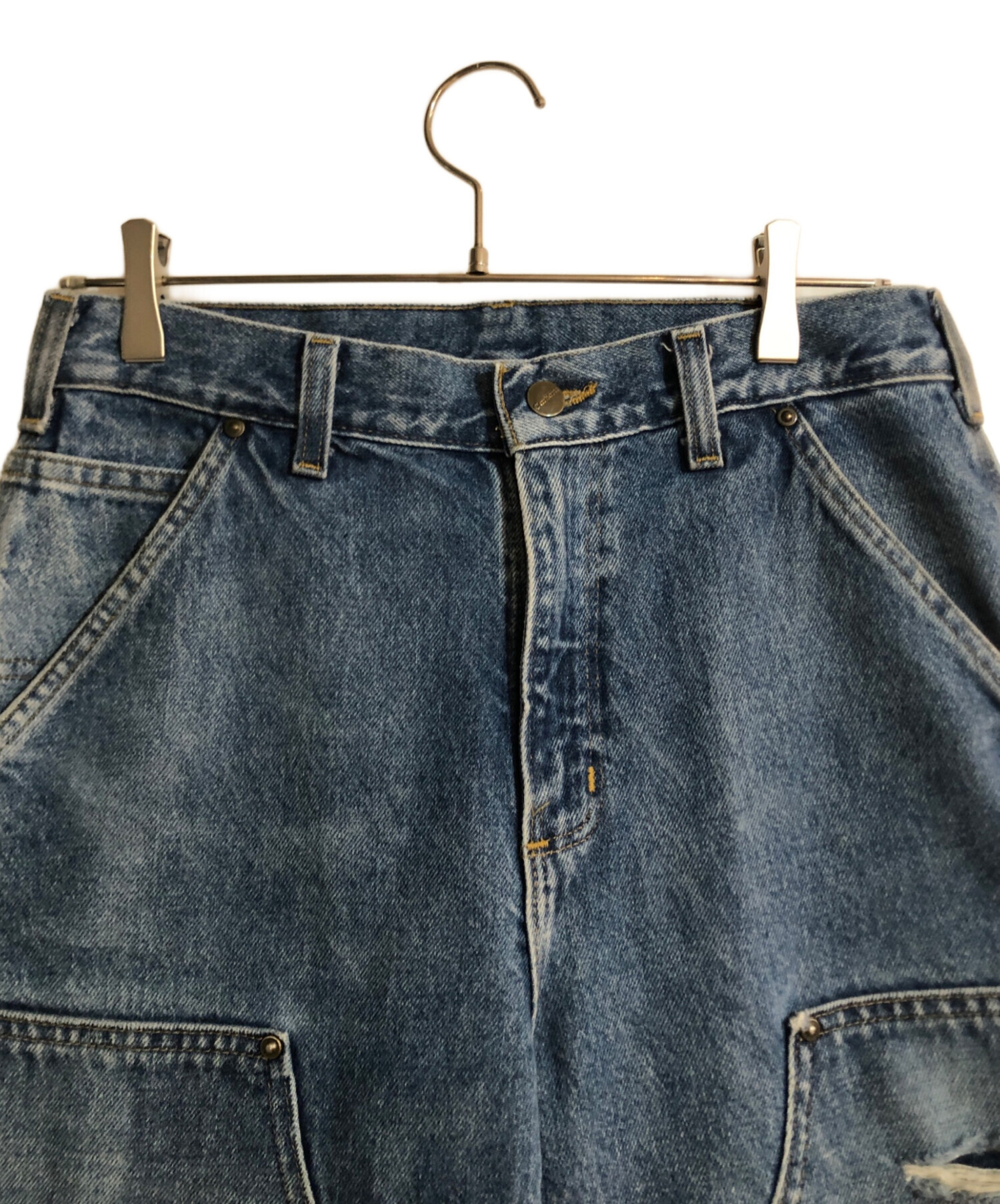 中古・古着通販】CarHartt (カーハート) ダブルニーペインターデニム