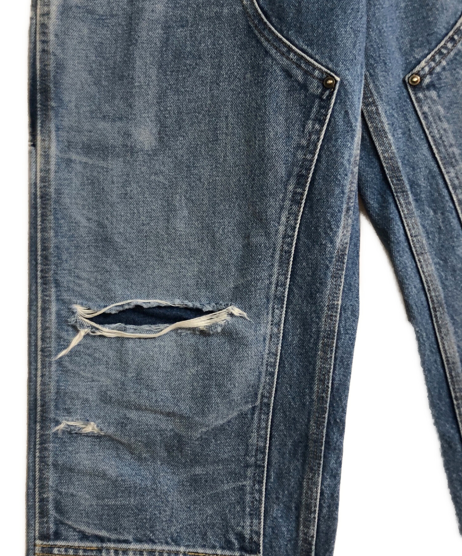 中古・古着通販】CarHartt (カーハート) ダブルニーペインターデニム