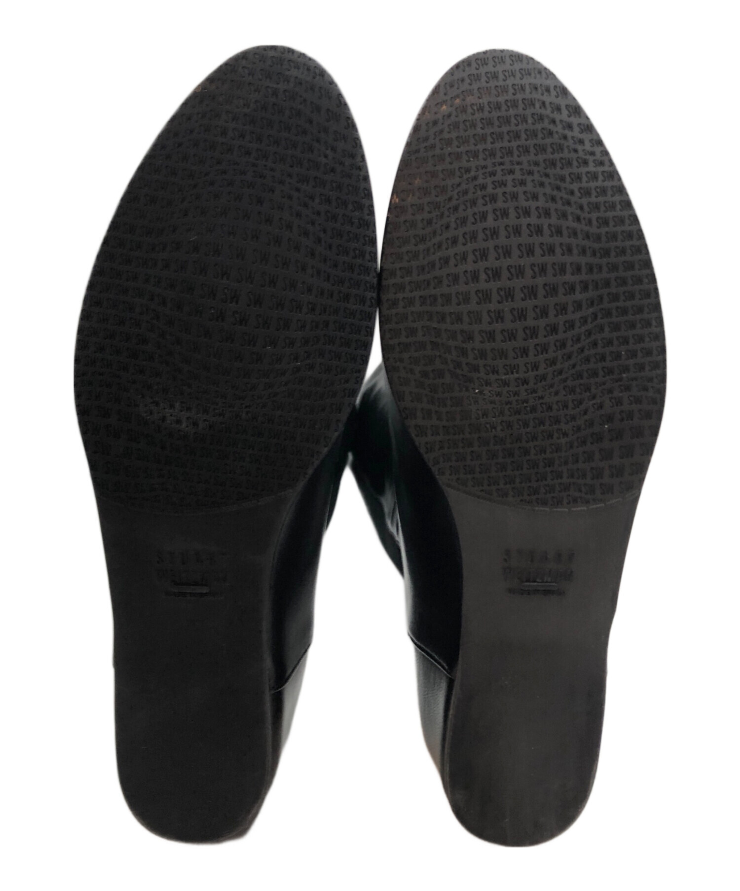 未使用STUART WEITZMAN ブラックロングブーツ STUART WEITZMAN（スチュアート ワイツマン） ロングブーツ LOWLAND