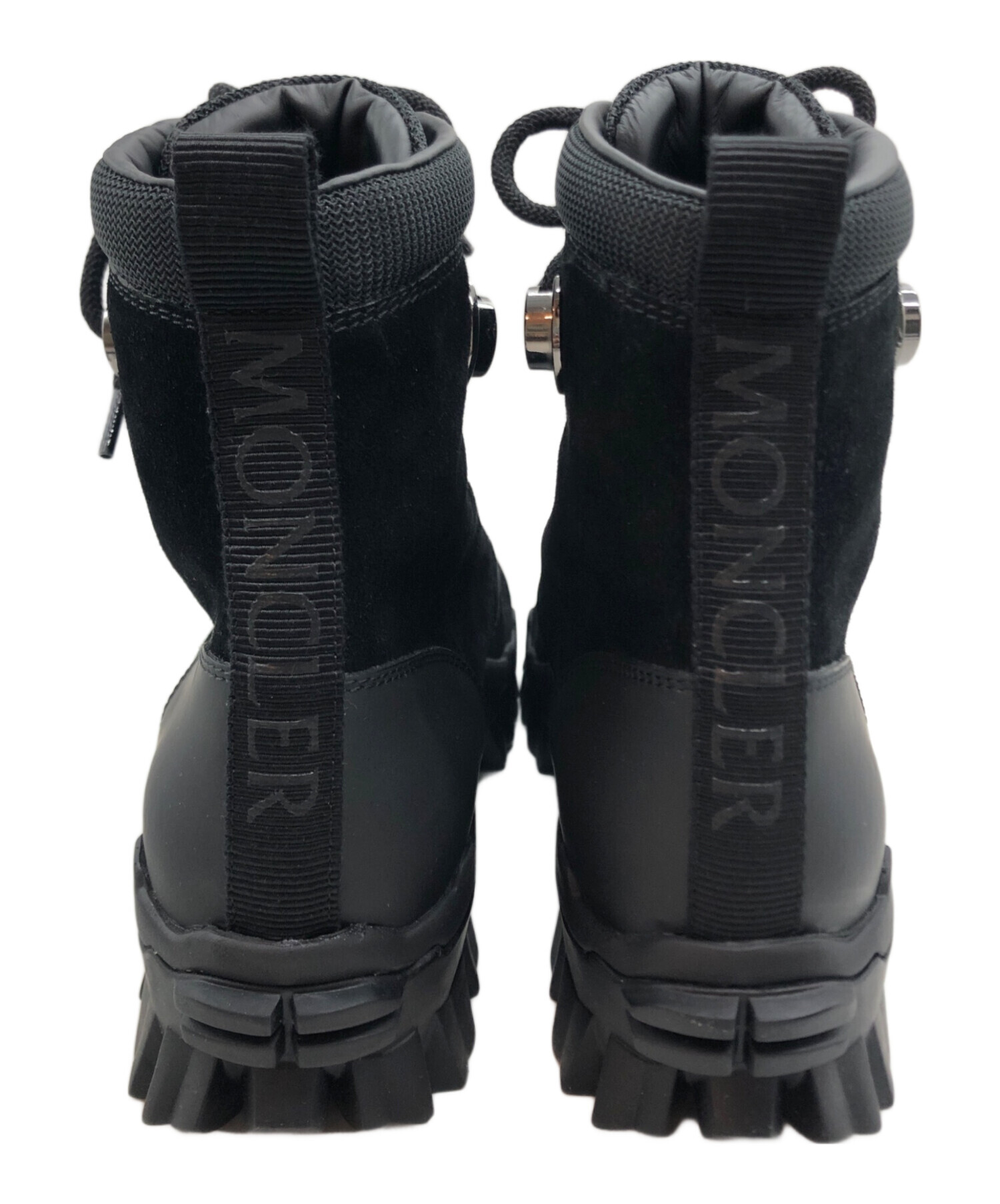 中古・古着通販】MONCLER (モンクレール) Helis ankle boots ブラック 