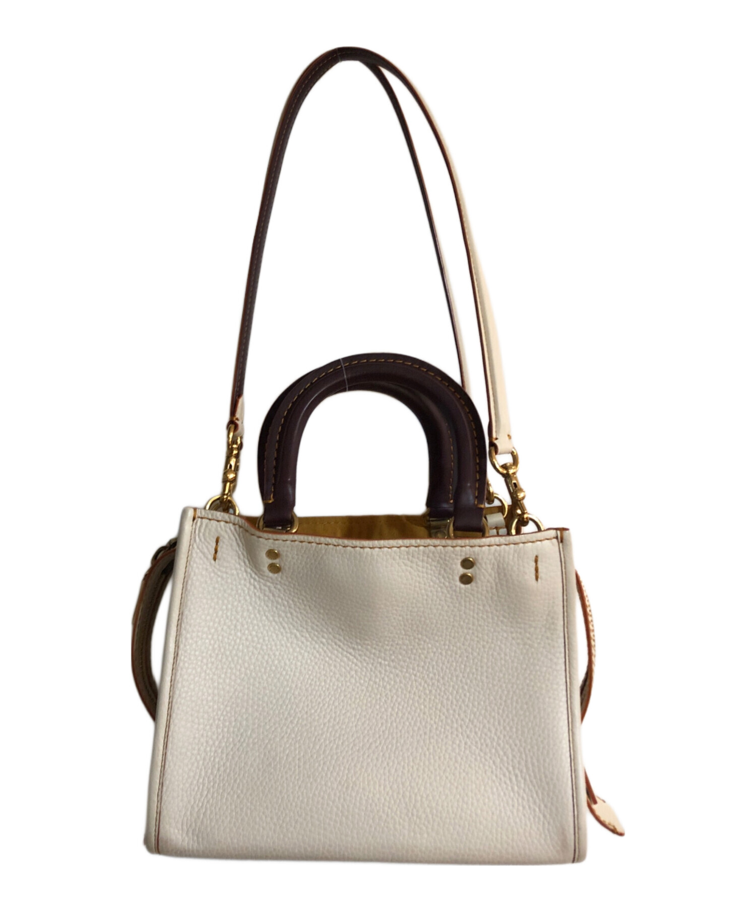 【美品】コーチ 20315 ローグ 2way ハンドバッグ レザー 斜め掛け 白 楽天市場】COACH コーチ 20315 ローググラブタン 2WAYバッグ