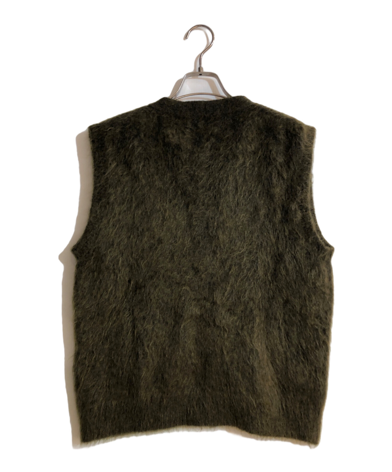 中古・古着通販】Cristaseya (クリスタセヤ) ニットベスト グリーン