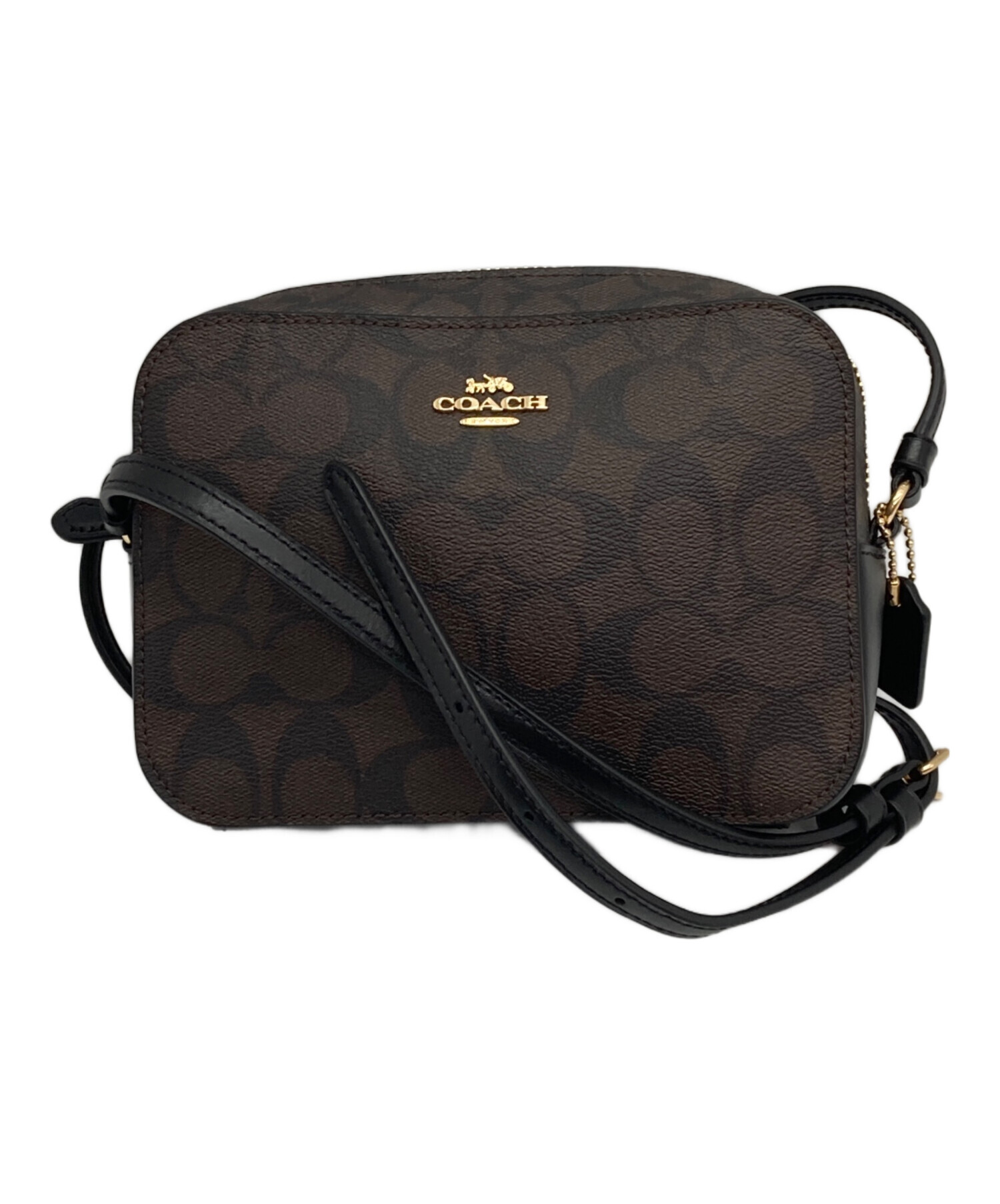 中古・古着通販】COACH (コーチ) ミニ カメラ バッグ シグネチャー