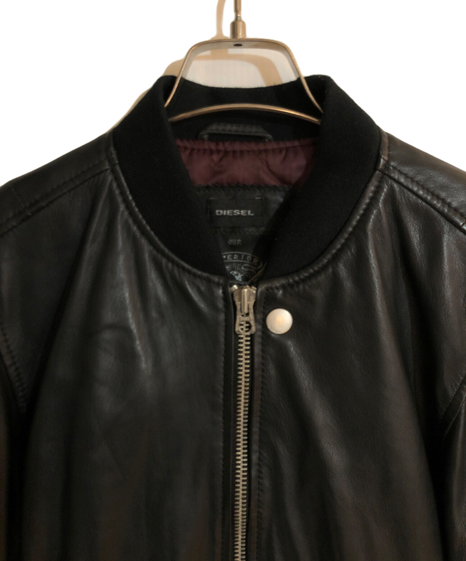 ✨美品 DIESEL ディーゼル MA-1 ボンバージャケット シープスキン S 中古・古着通販】DIESEL (ディーゼル) シープスキンMA1ジャケット