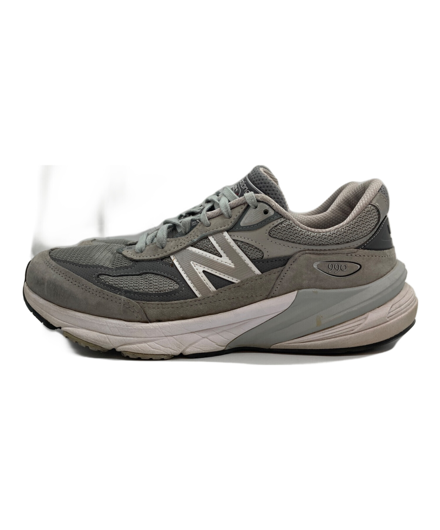 中古・古着通販】NEW BALANCE (ニューバランス) 990V6 グレー サイズ 